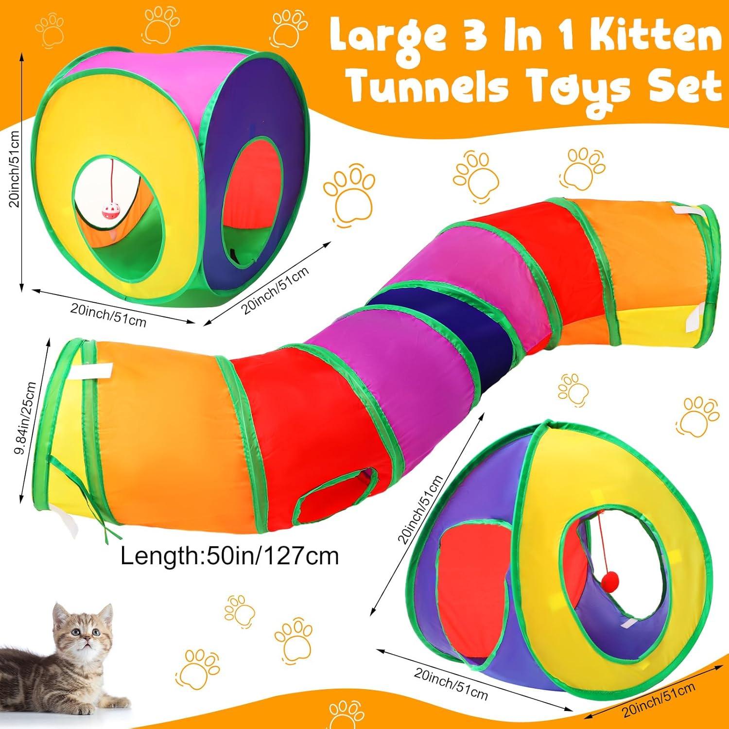 Set de Juguetes para Gatos VercanMonth 21 Piezas Interactivos