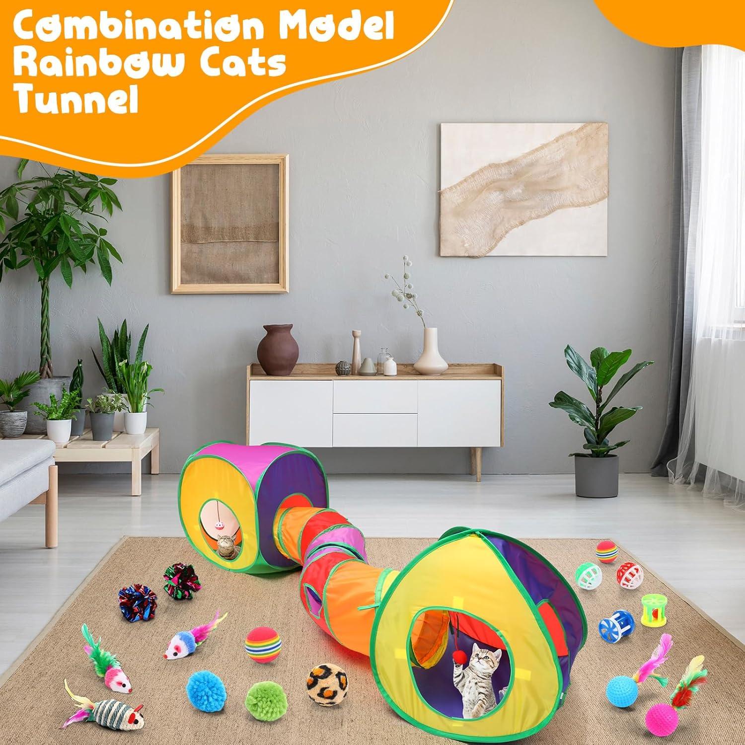 Set de Juguetes para Gatos VercanMonth 21 Piezas Interactivos