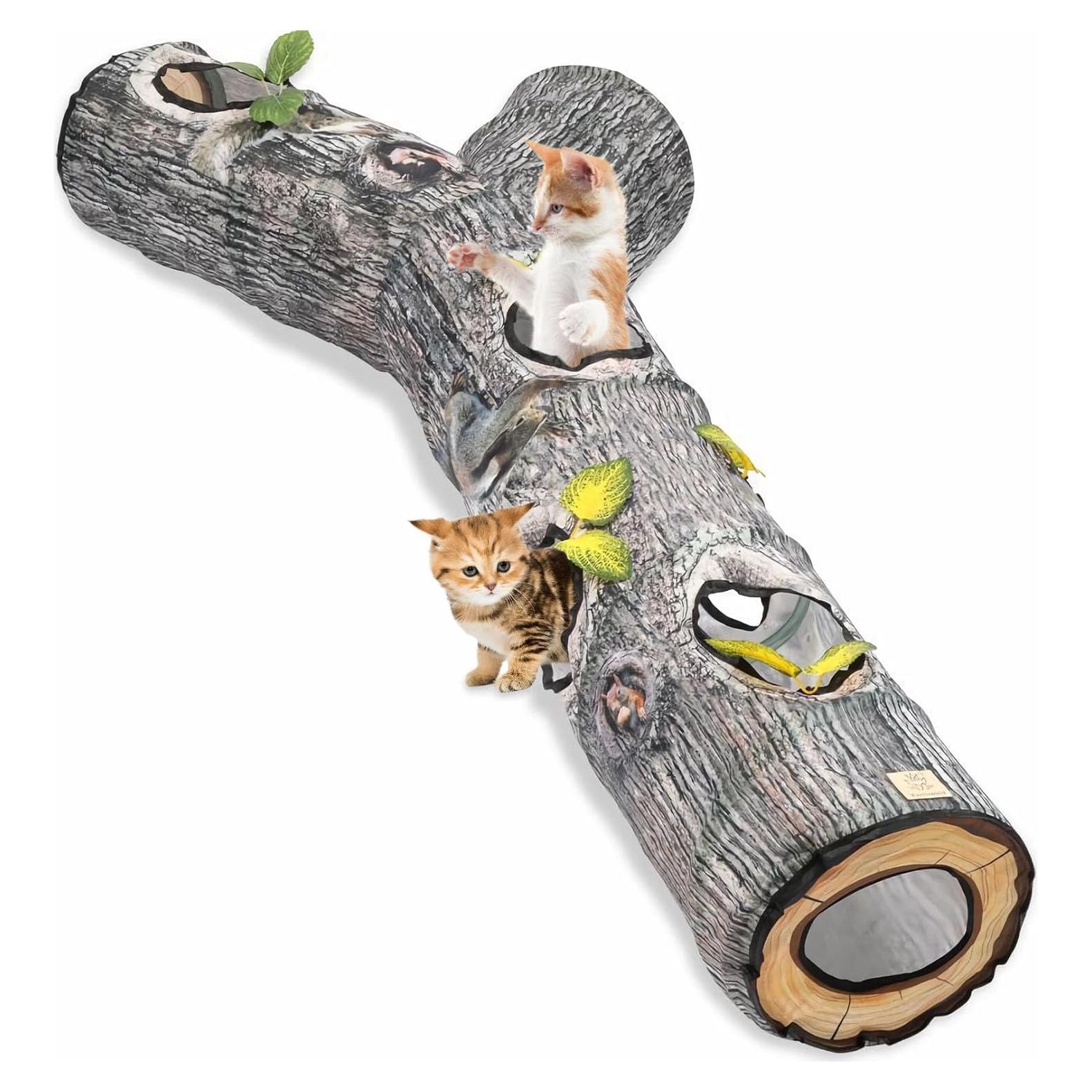 Túnel para Gatos Fhiny 3 Vías Plegable 149.86x64.77cm