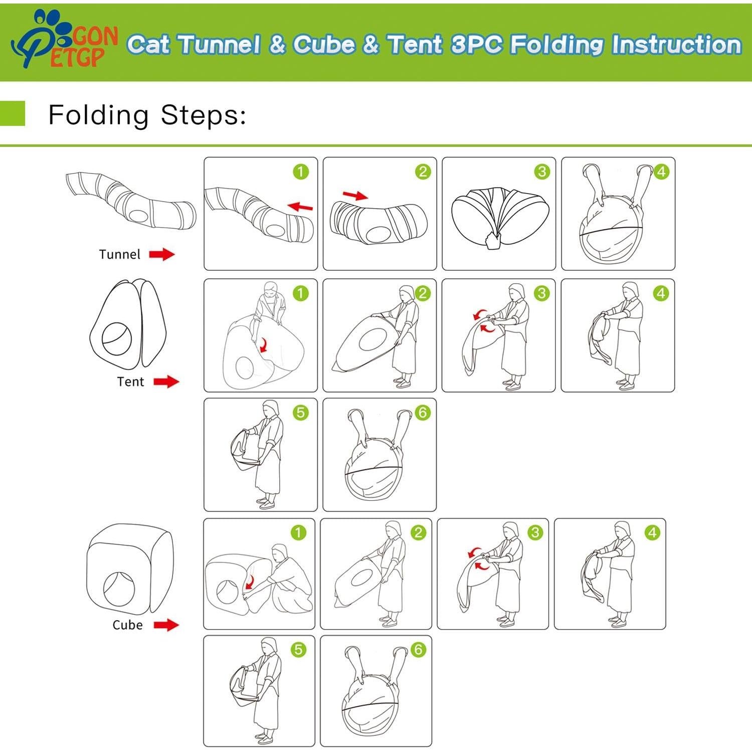 Recinto para Gatos al Aire Libre GONPETGP 218x51 cm Plegable