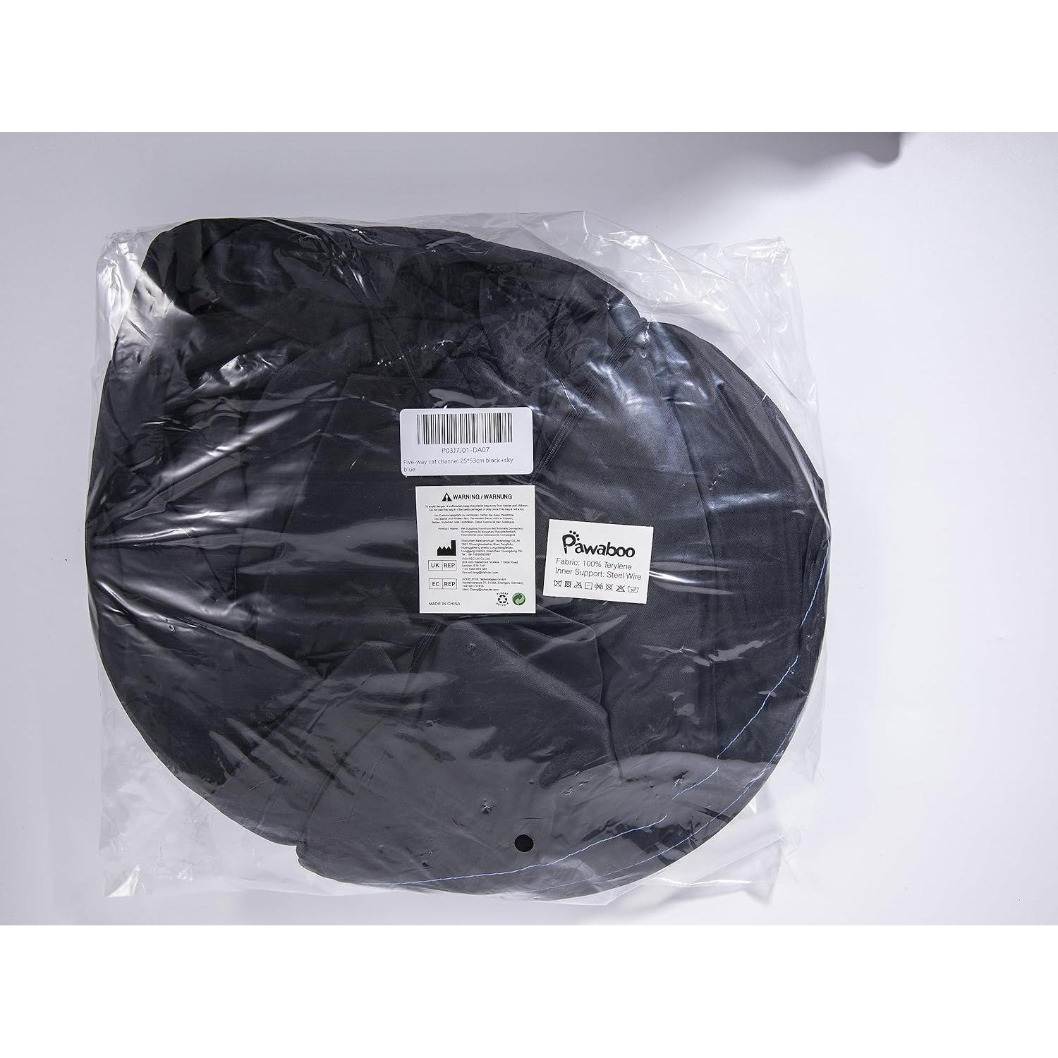 Túnel para Gatos Pawaboo 5 Vías 25x53cm Colapsable Azul