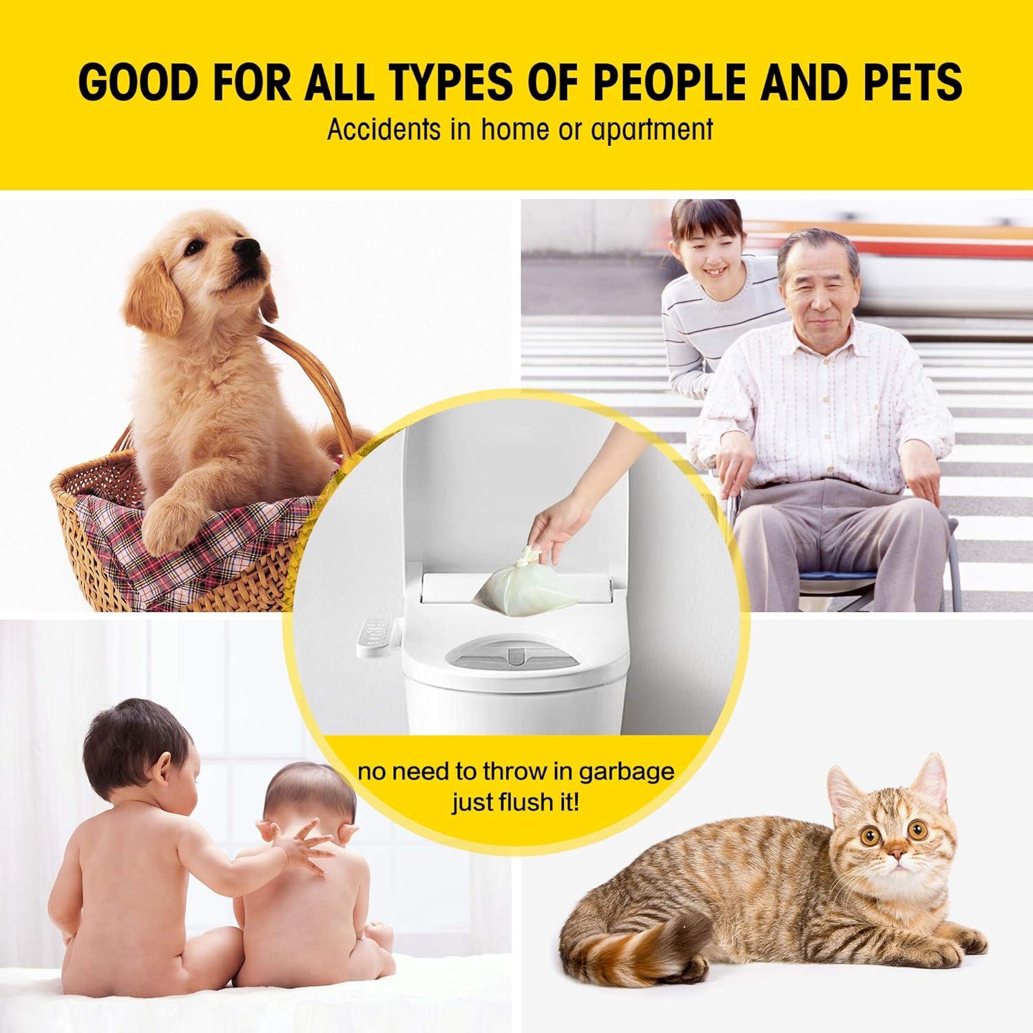 Bolsas Biodegradables Doodie Flush para Perros - 50 Unidades