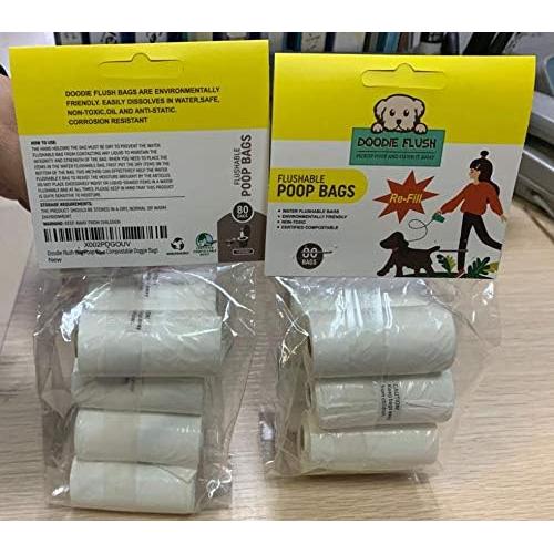 Bolsas Biodegradables Doodie Flush para Perros - 50 Unidades