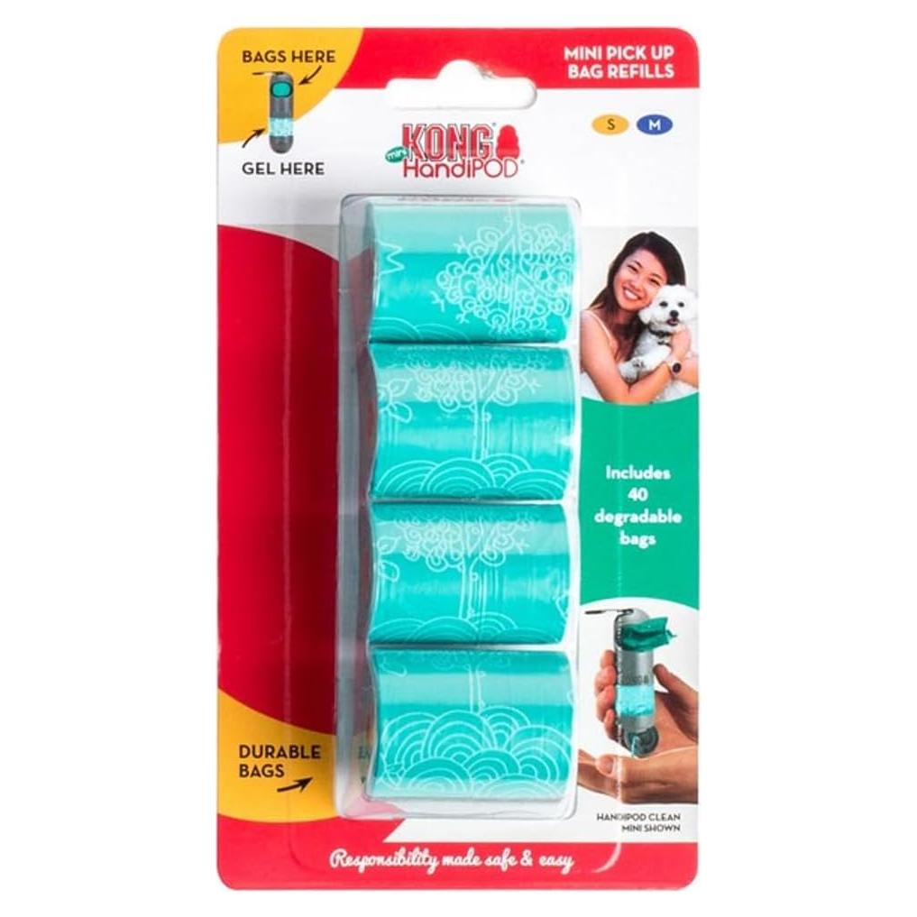Recargas KONG HandiPOD para Excrementos de Perro - 40 Bolsas