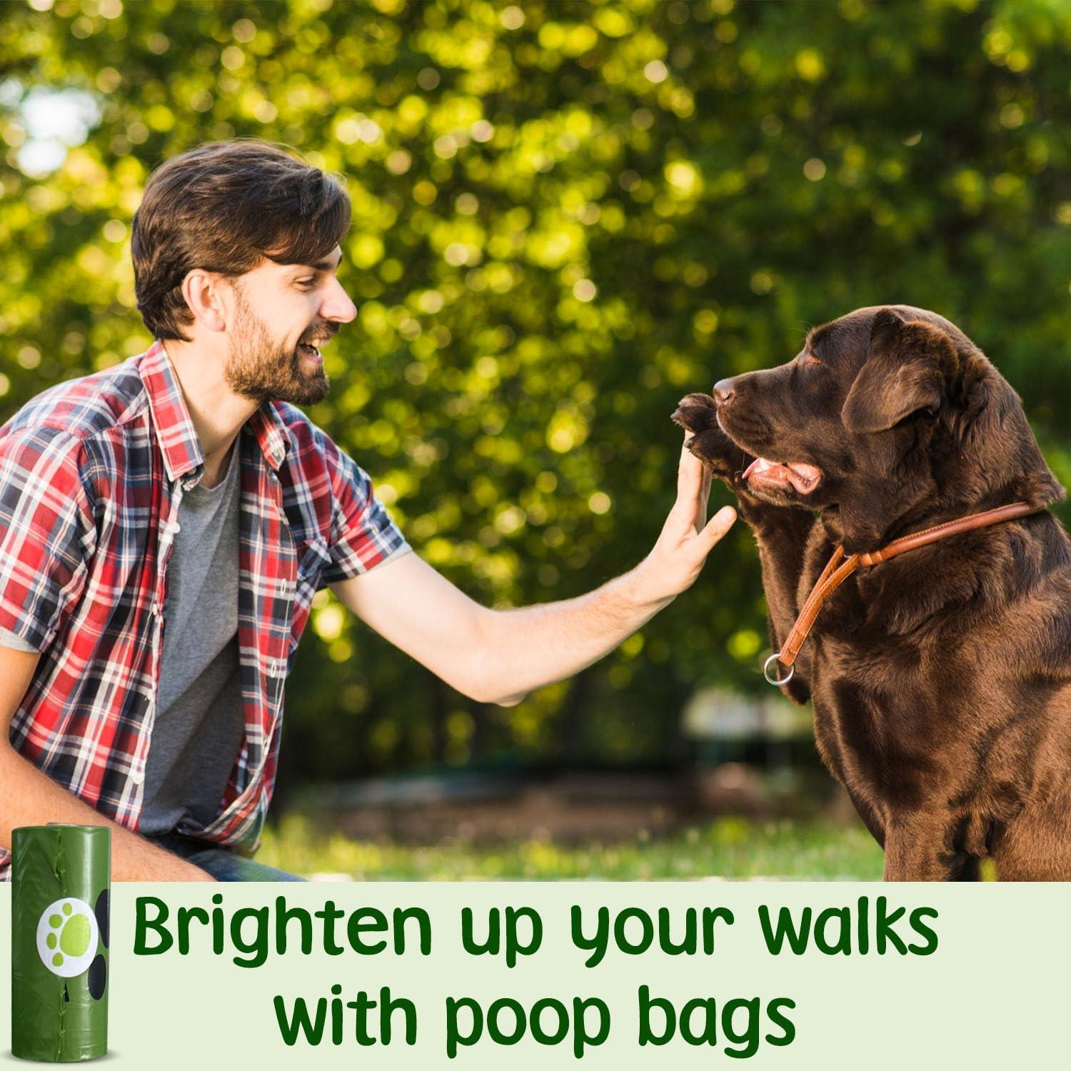 Bolsas de Poop Compostables PAWLINE - 270 Unidades Resistentes