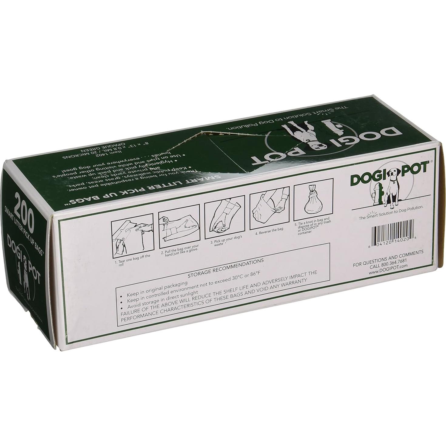 Bolsas para Recoger Excremento Dogipot 200 Unidades