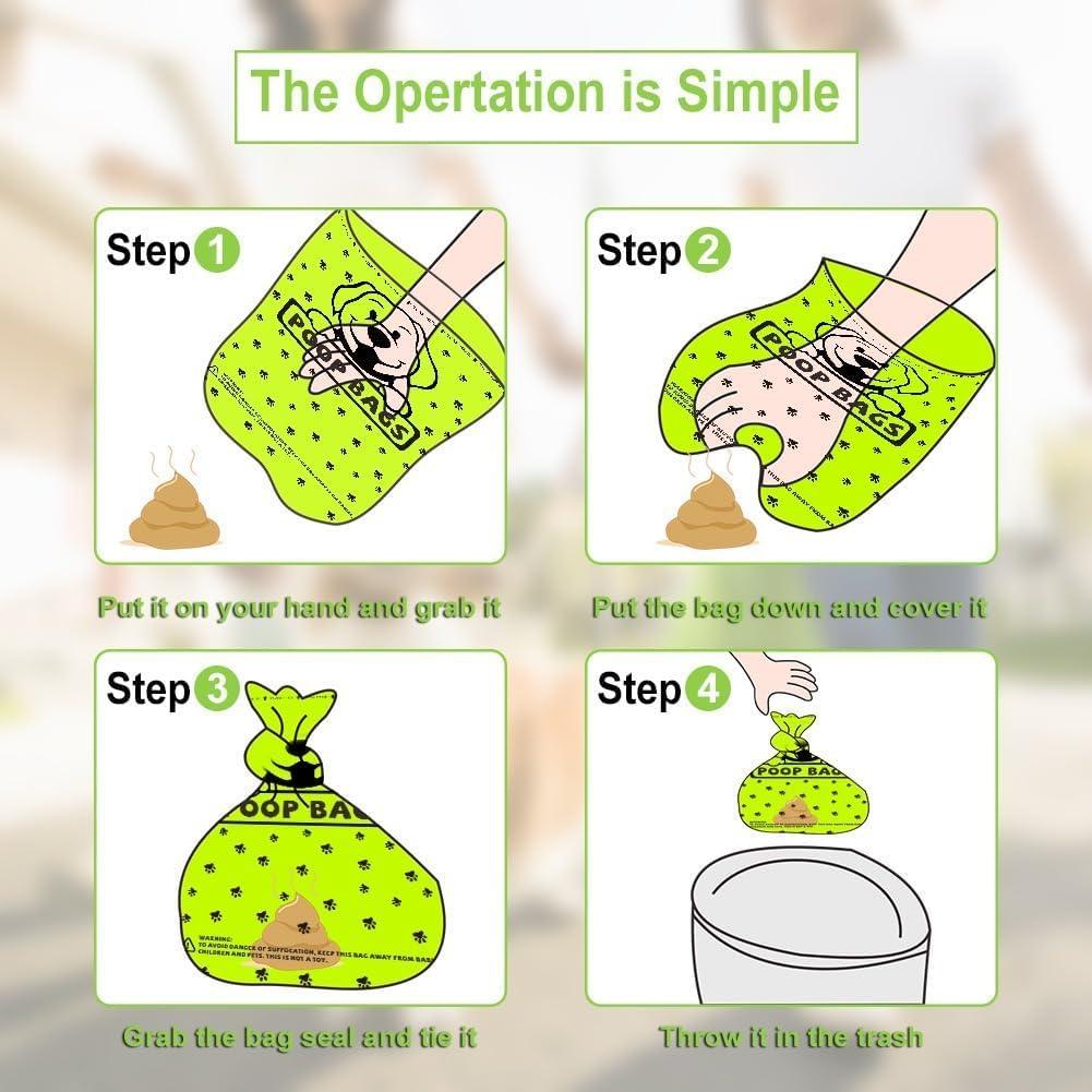 240 Bolsas Compostables de Excremento de Perro Genérica - Lavanda