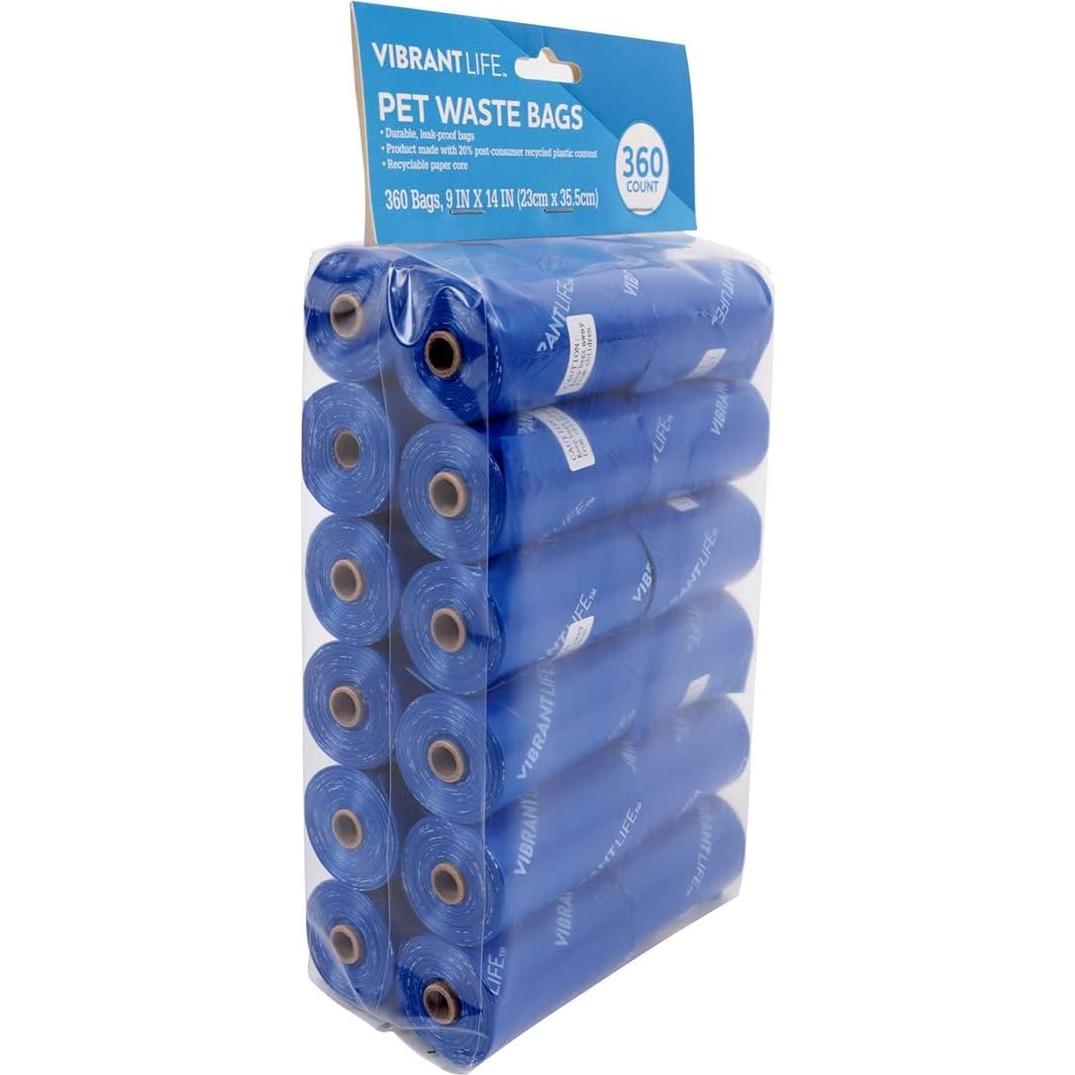 Bolsas de Desechos para Mascotas Vibrant Life 360 Unidades