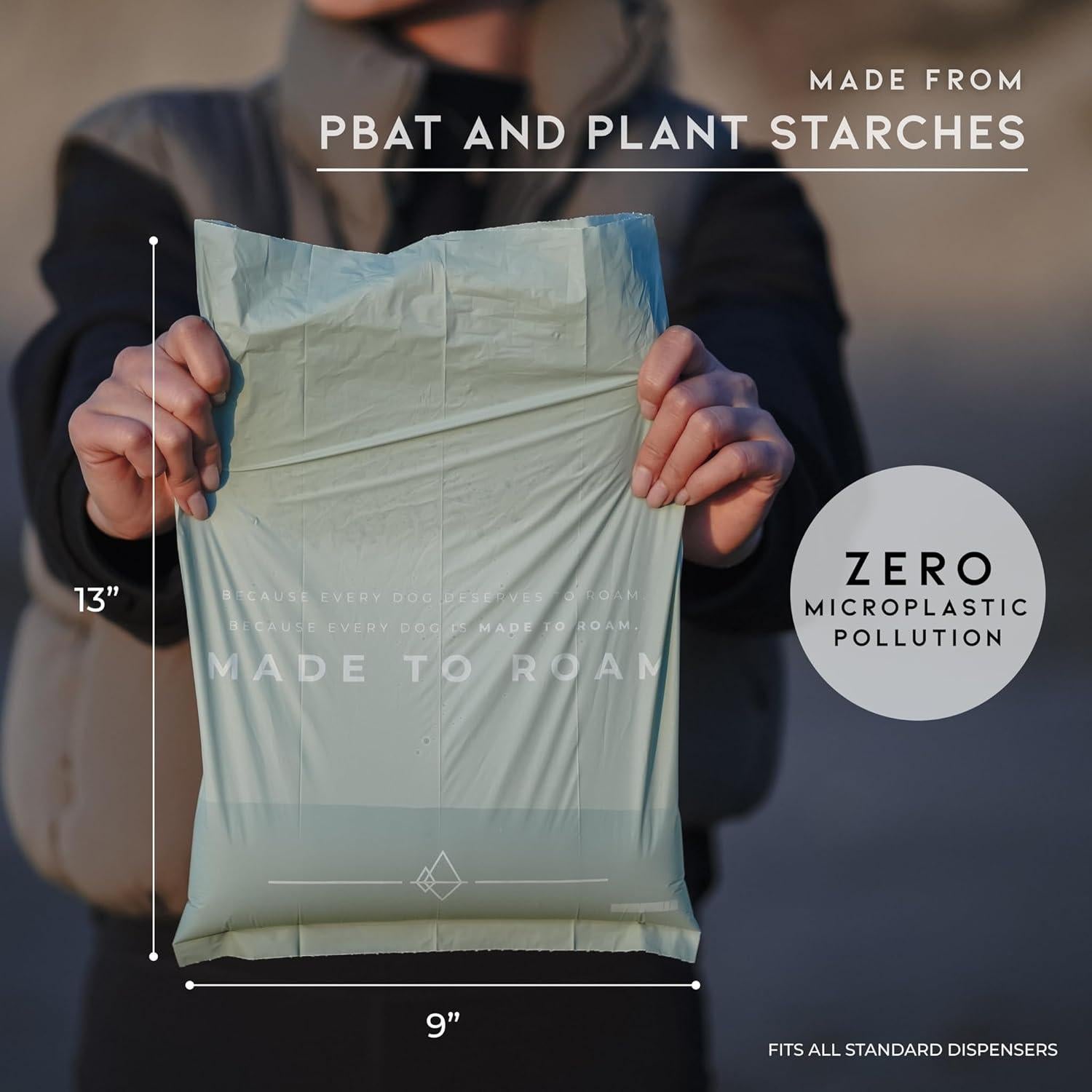 Bolsas de Excremento de Perro HECHO PARA DEAMBULAR 270 Unidades