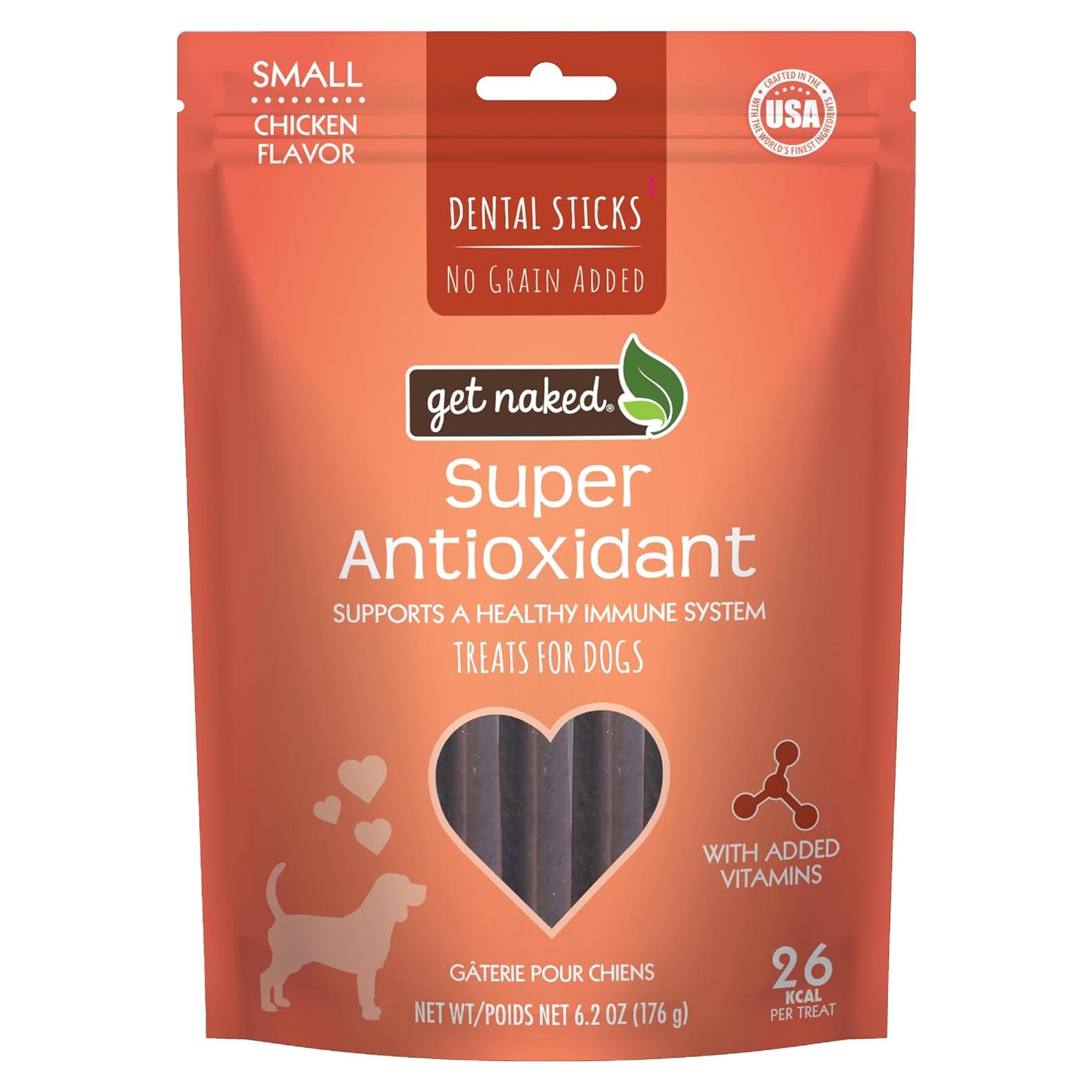 Palitos Masticables Dentales Get Naked 176g Sabor Pollo