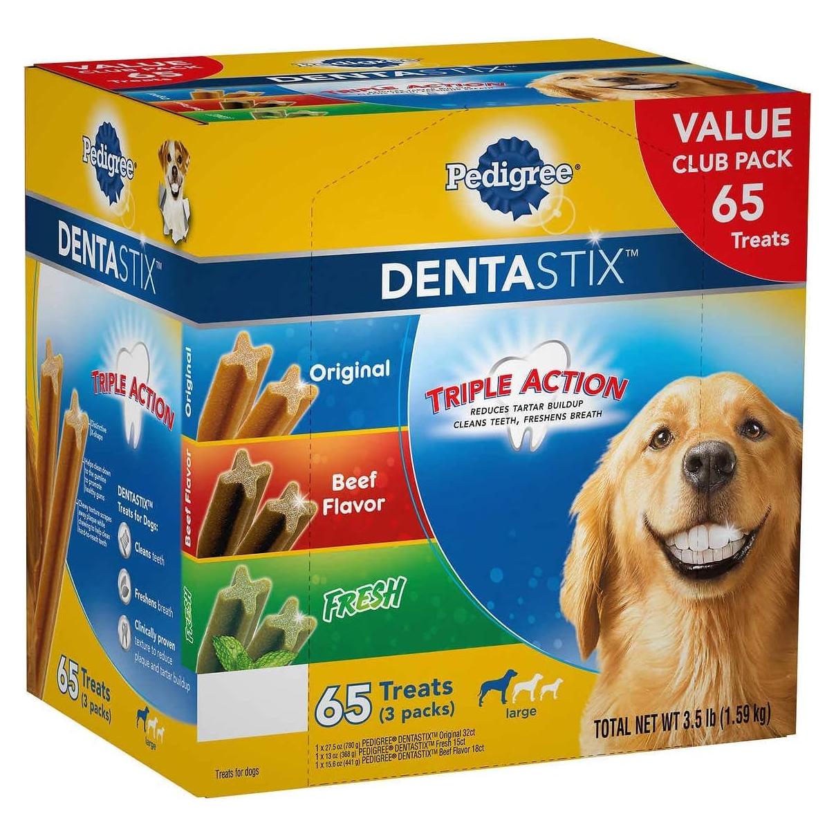 Premios Dentales para Perros Pedigree Dentastix 65 Piezas