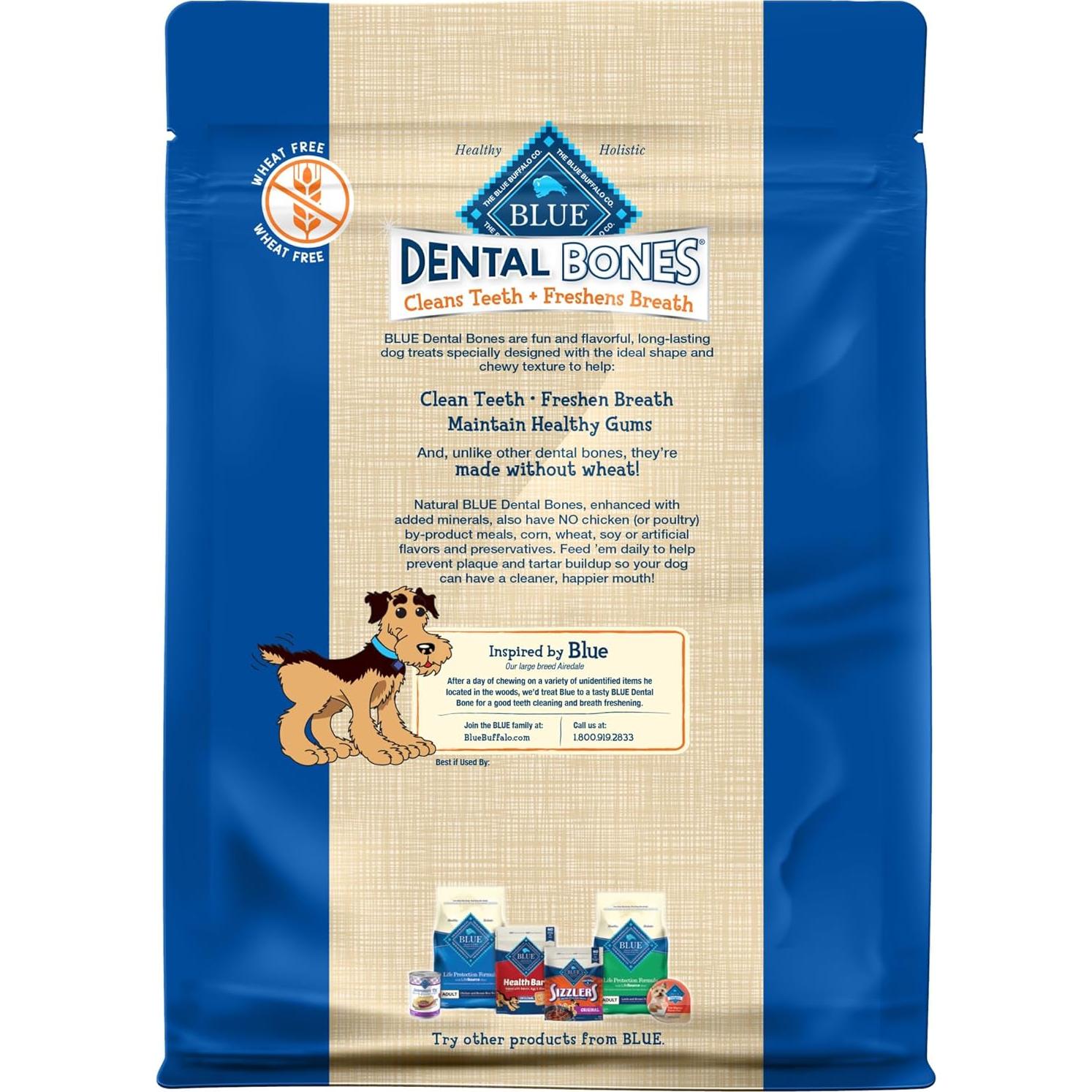 Huesos Dentales para Perros Pequeños Blue Buffalo 765g