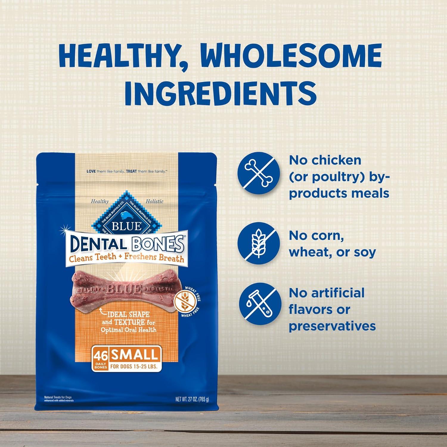 Huesos Dentales para Perros Pequeños Blue Buffalo 765g