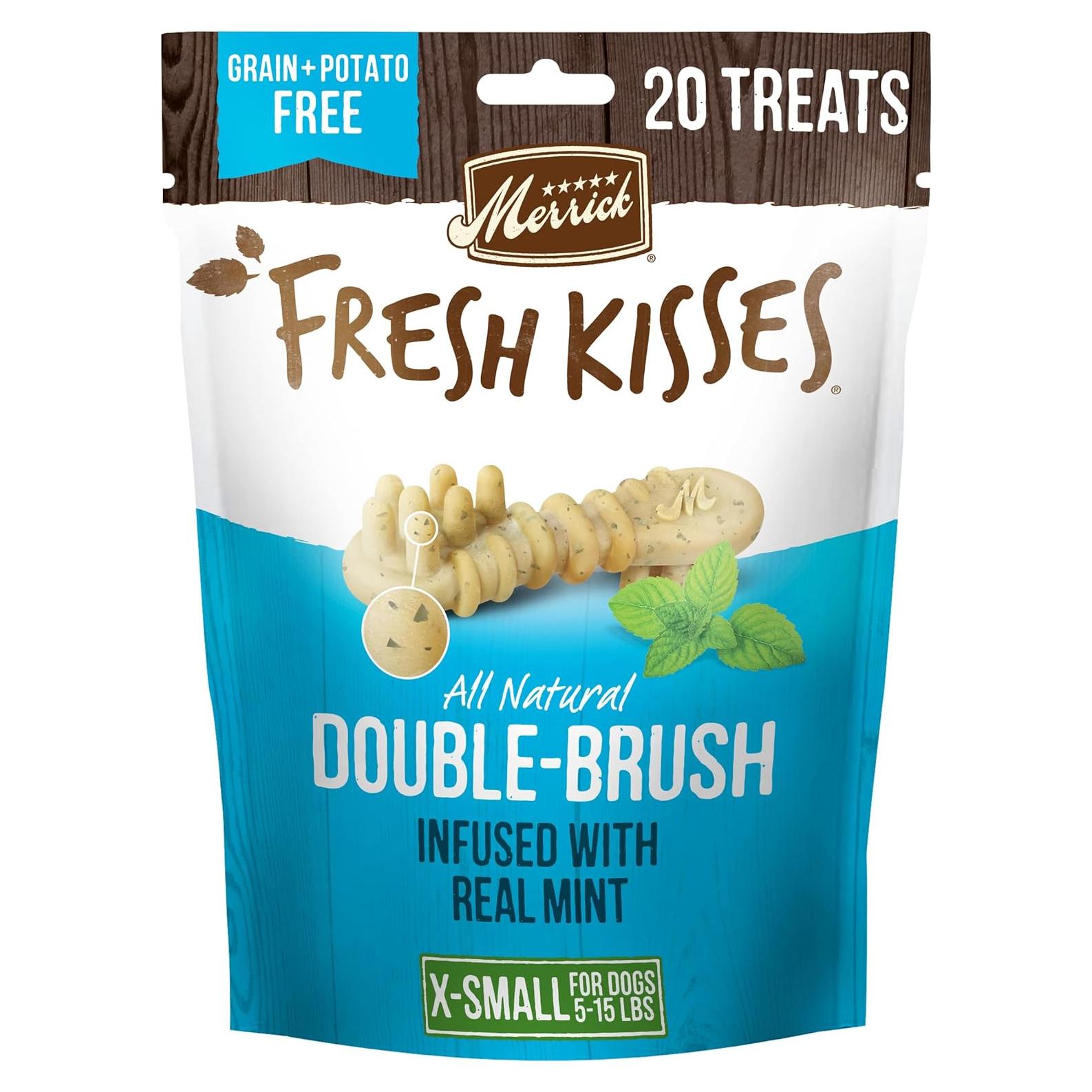 Masticables Dentales Merrick Fresh Kisses 20 Unidades Perros Pequeños