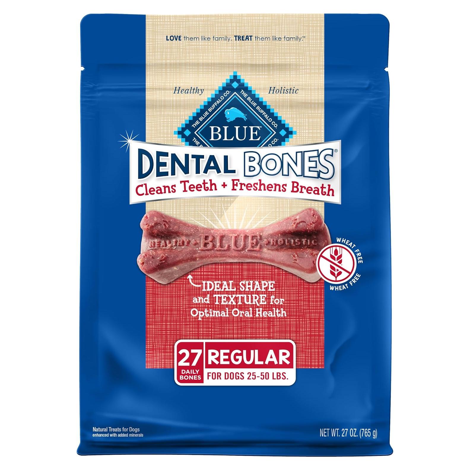 Huesos Dentales Blue Buffalo 765g Galletas Masticables Perros