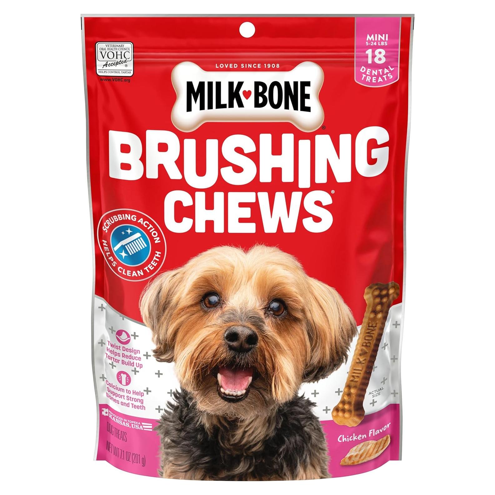 Premios Dentales para Perros Milk-Bone Sabor Pollo 5 Paquetes