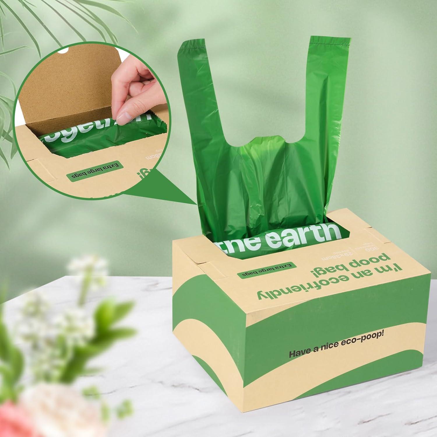 Bolsas de Excremento de Perro Deo Doo 300 Cuentas Grandes