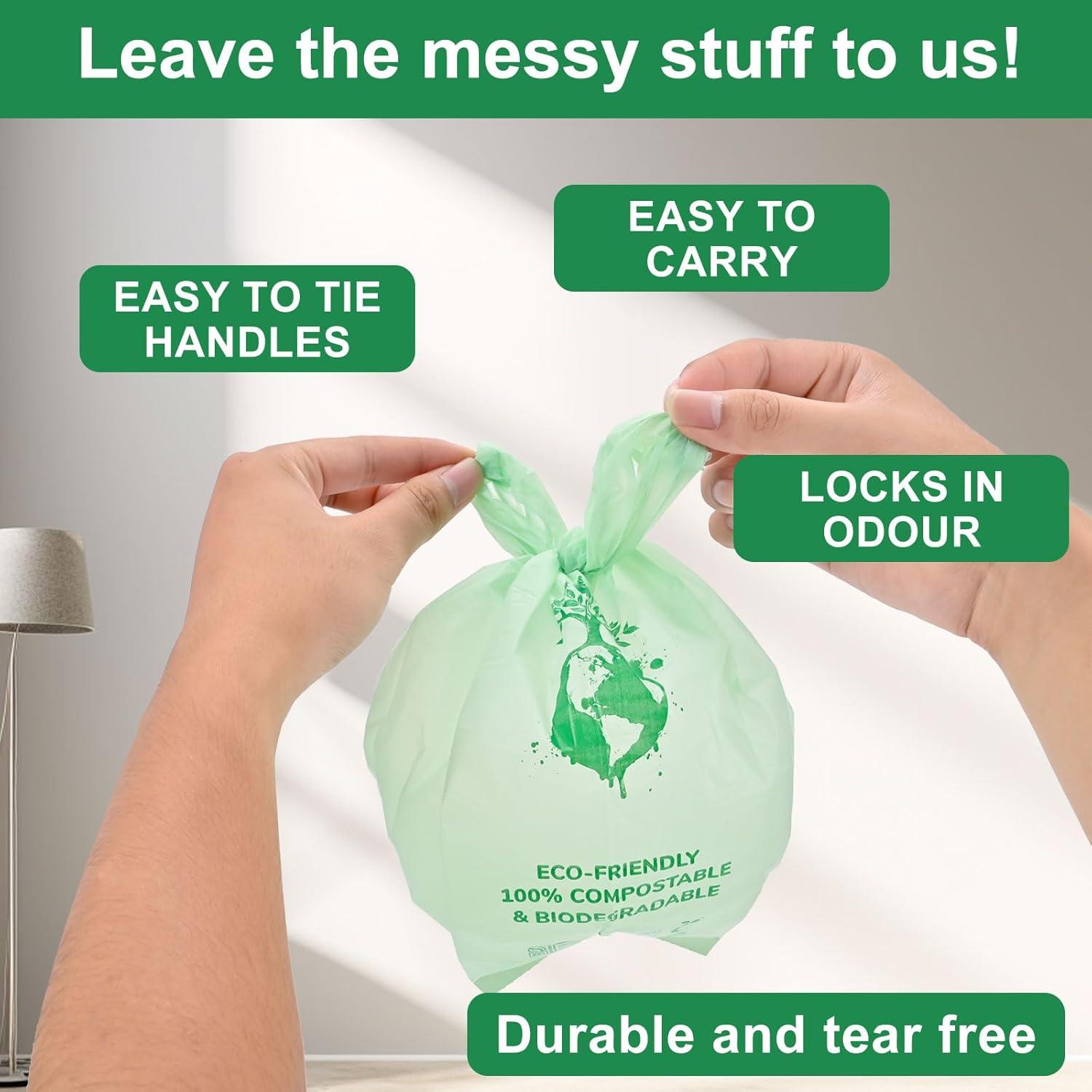 Bolsas de Excremento Biodegradables Red Window 100 Unidades 33x23 cm