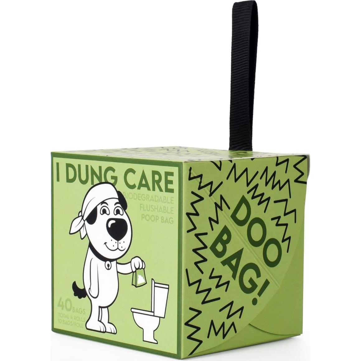 Bolsas biodegradables para caca de perro I Dung Care - 40 unidades