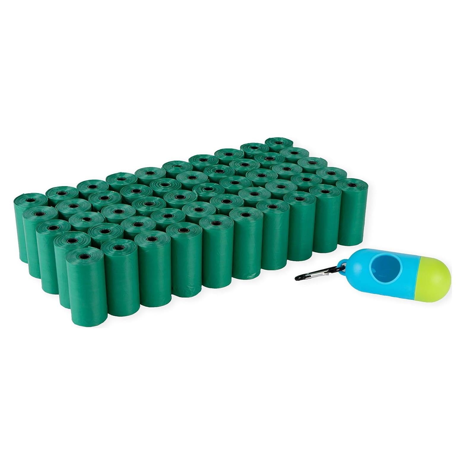 Bolsas de Poop Biodegradables PETSWORLD 1500 Unidades Pepino