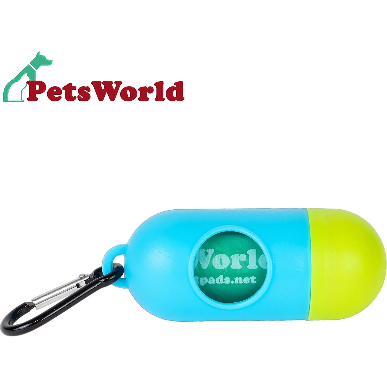 Bolsas de Poop Biodegradables PETSWORLD 1500 Unidades Pepino