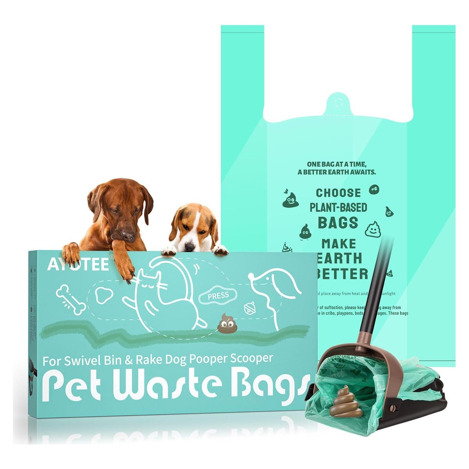 Bolsas de Excremento para Perros AYOTEE 100 Unidades 49x30cm