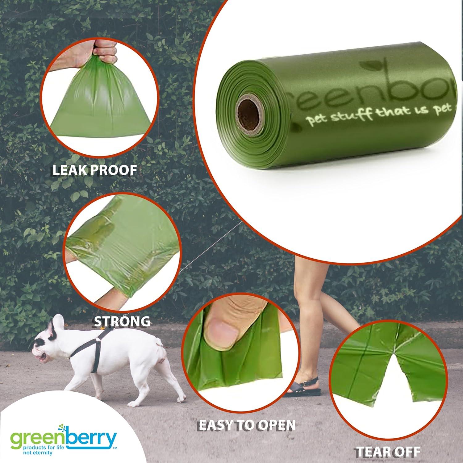 Rollos de bolsas para excremento de perro Greenbone 192 unidades