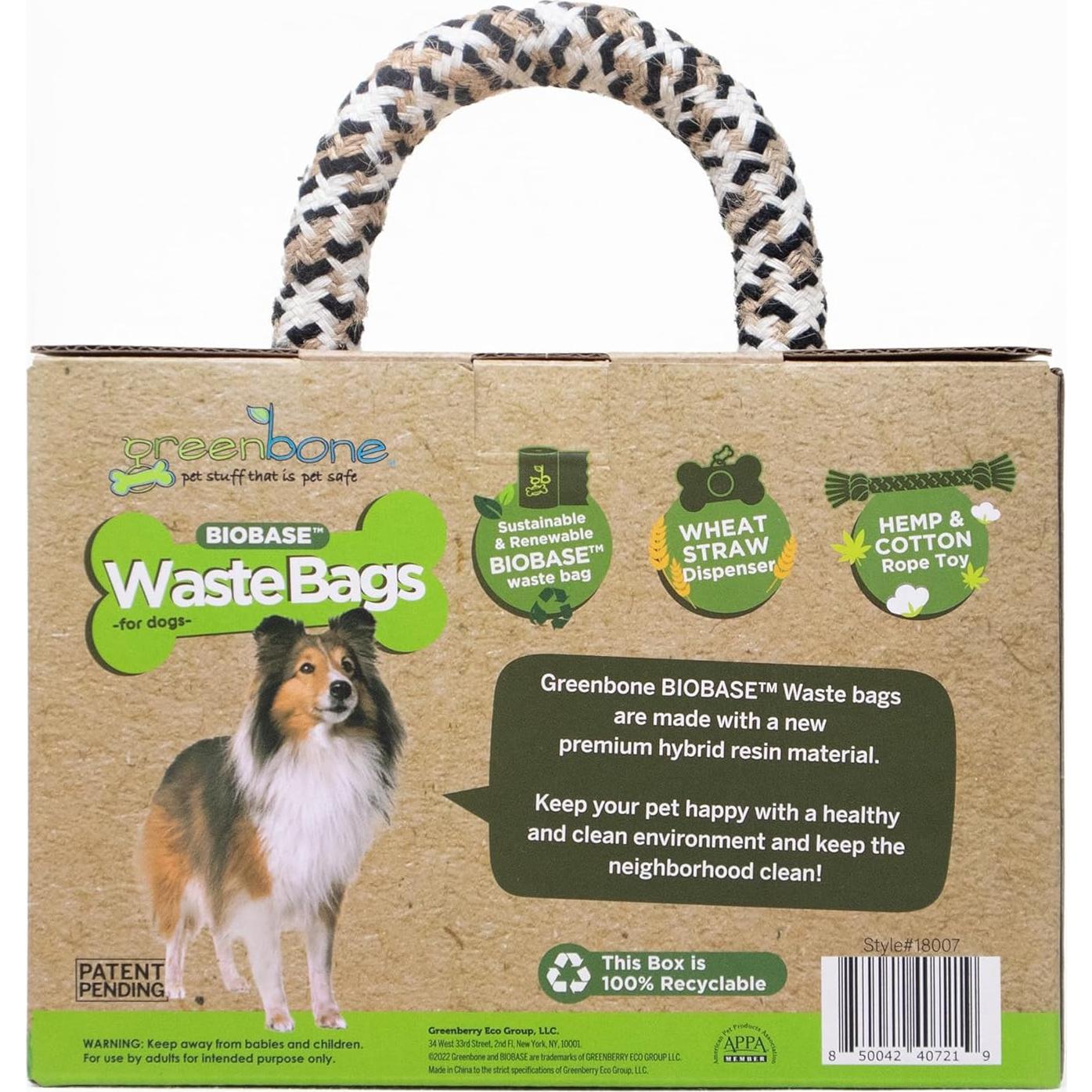 Bolsas para Excremento de Perro Greenbone 336 Unidades