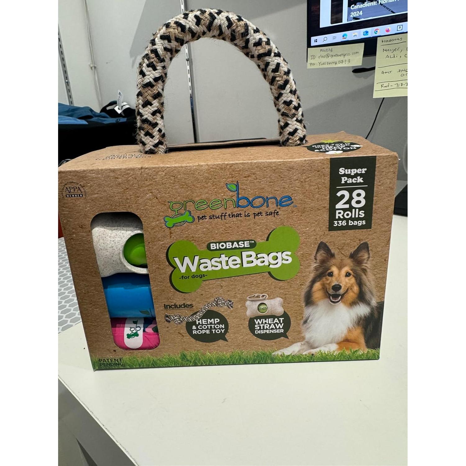 Bolsas para Excremento de Perro Greenbone 336 Unidades