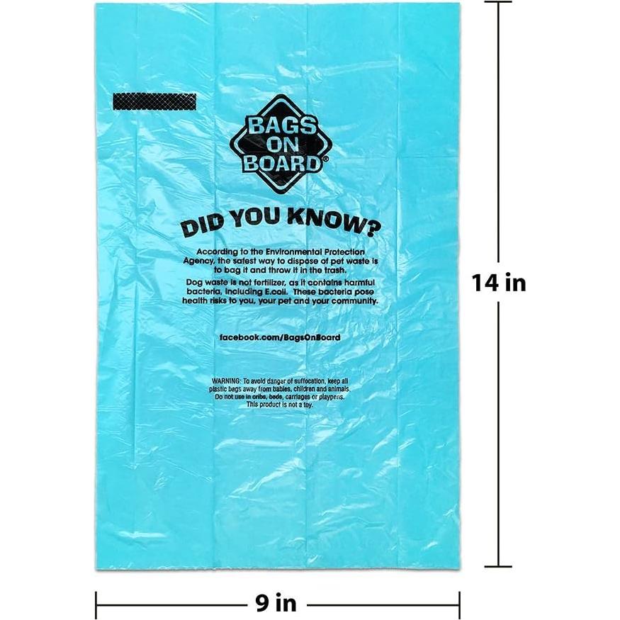 Bolsas para Poop de Perro Bags on Board 140 Unidades Brisa Oceánica