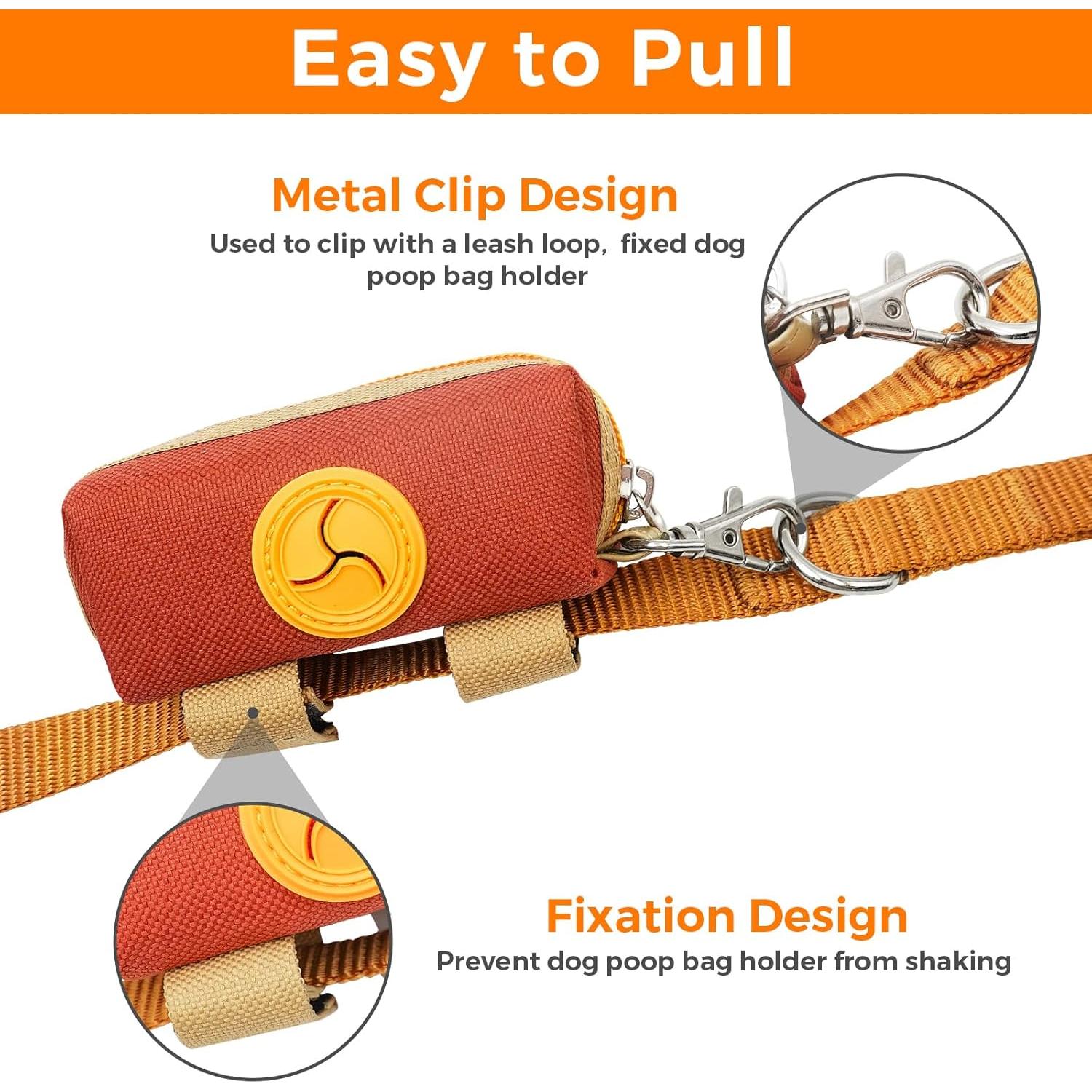 Dispensador de bolsas de excremento Lepawit Marrón 8.9x4.3cm