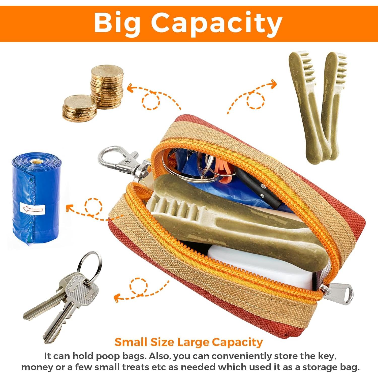 Dispensador de bolsas de excremento Lepawit Marrón 8.9x4.3cm