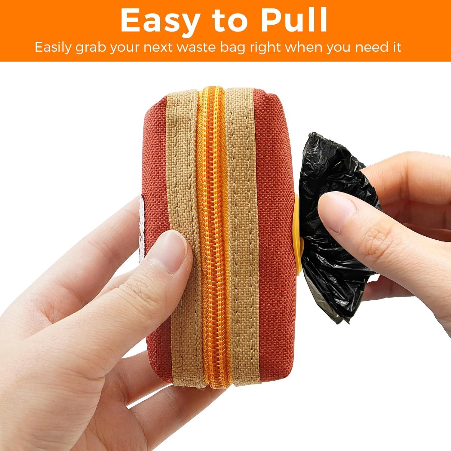 Dispensador de bolsas de excremento Lepawit Marrón 8.9x4.3cm