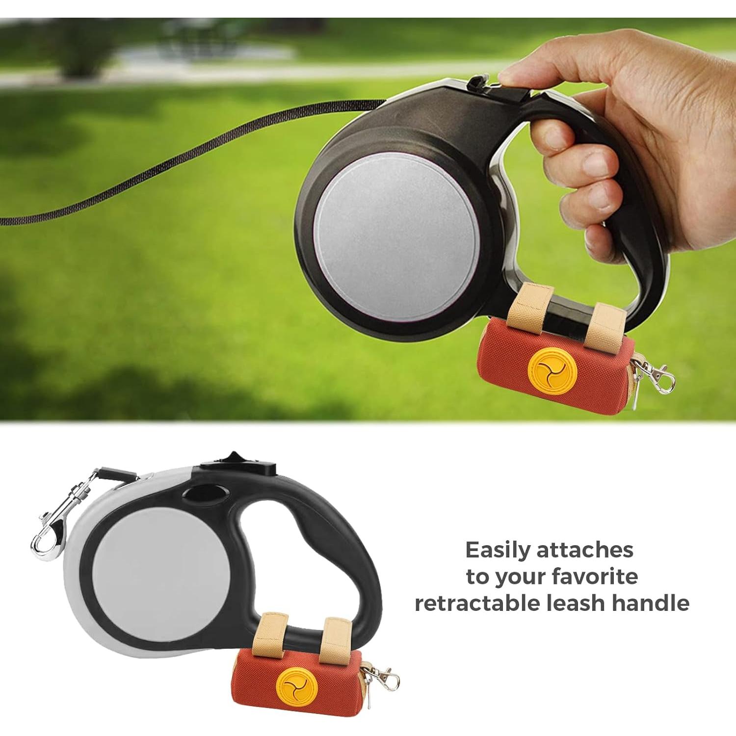 Dispensador de bolsas de excremento Lepawit Marrón 8.9x4.3cm