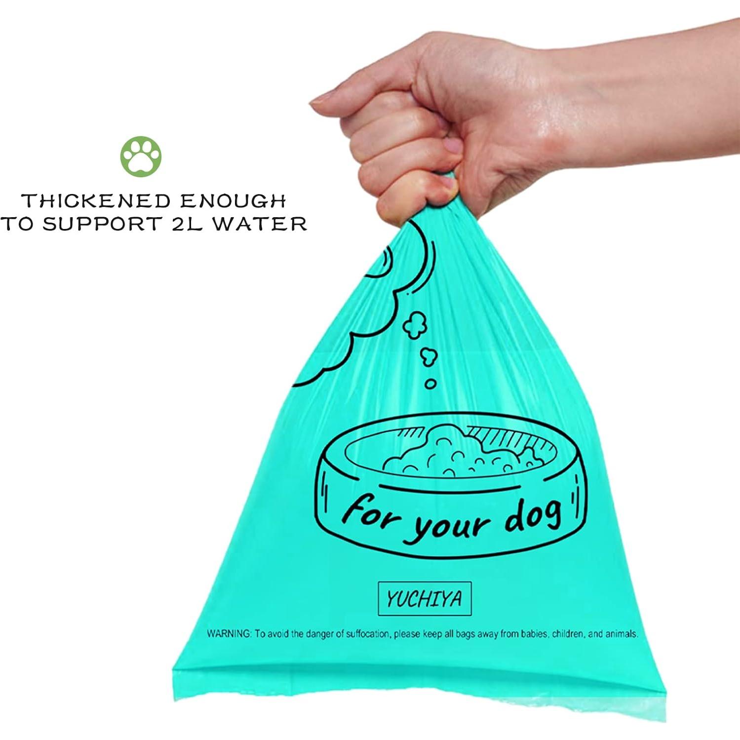 Dispensador de bolsas de excremento de perro YUCHIYA 180 bolsas