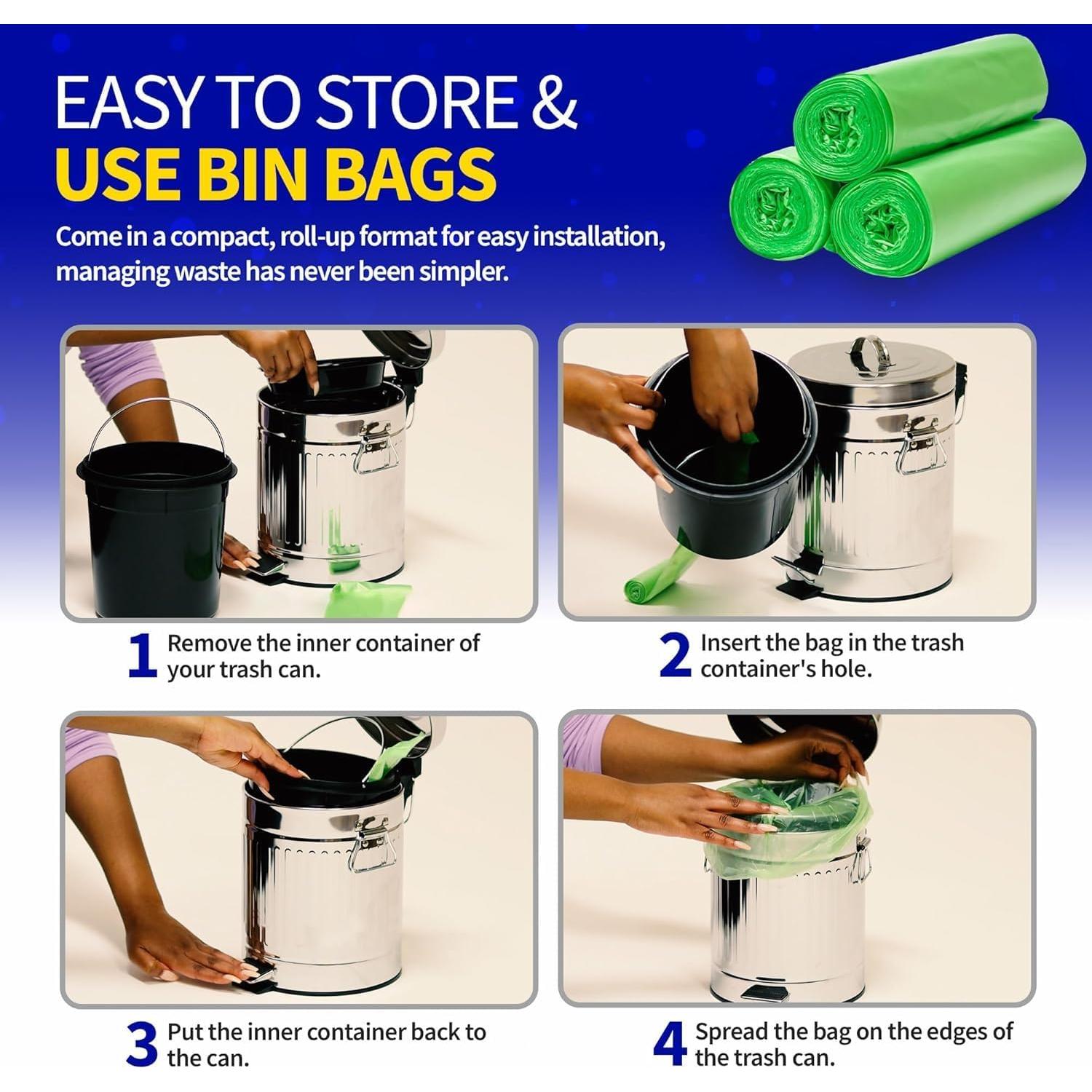 Bolsas de Basura Pequeñas Pet Fit For Life 5L - Paquete de 30