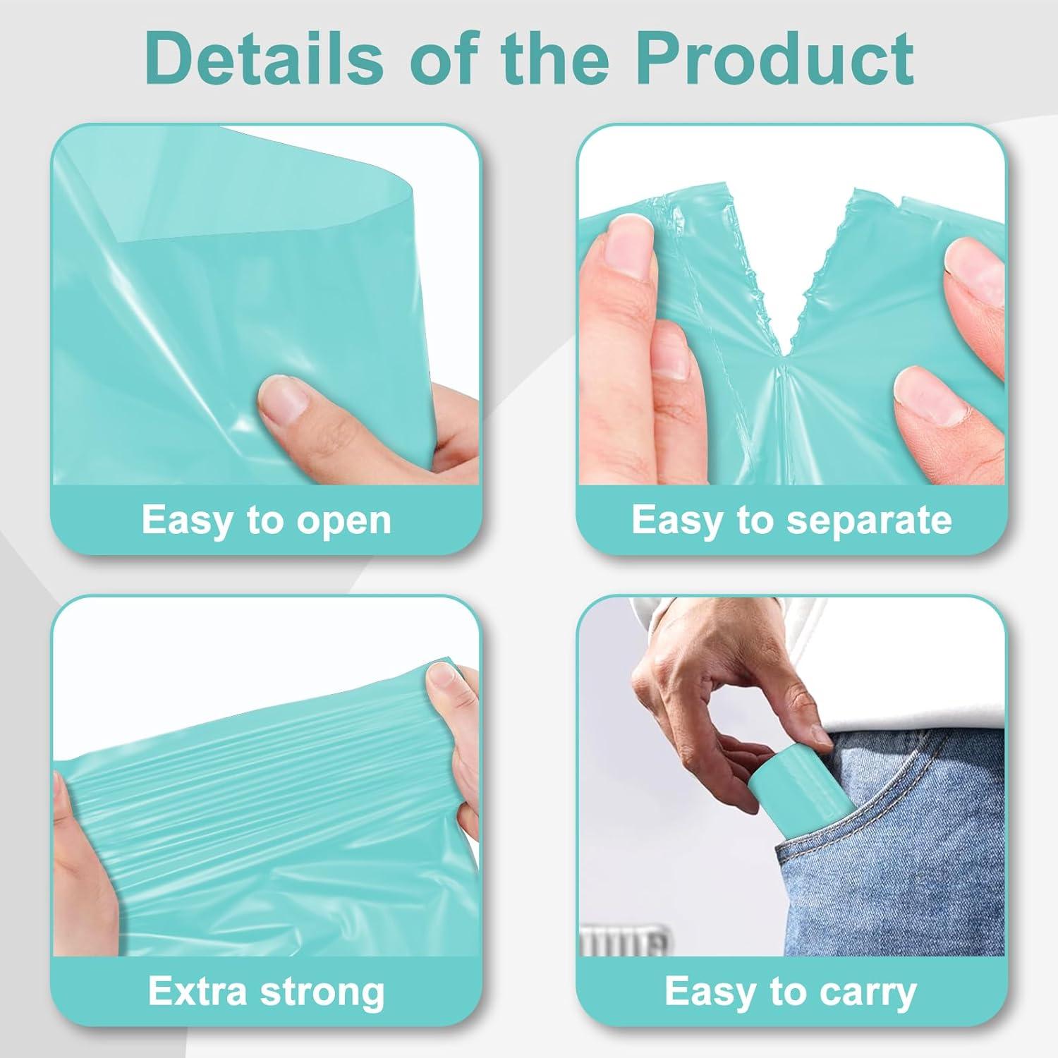 Bolsas de Excremento para Perros Toplive, 240 Bolsas, Azul