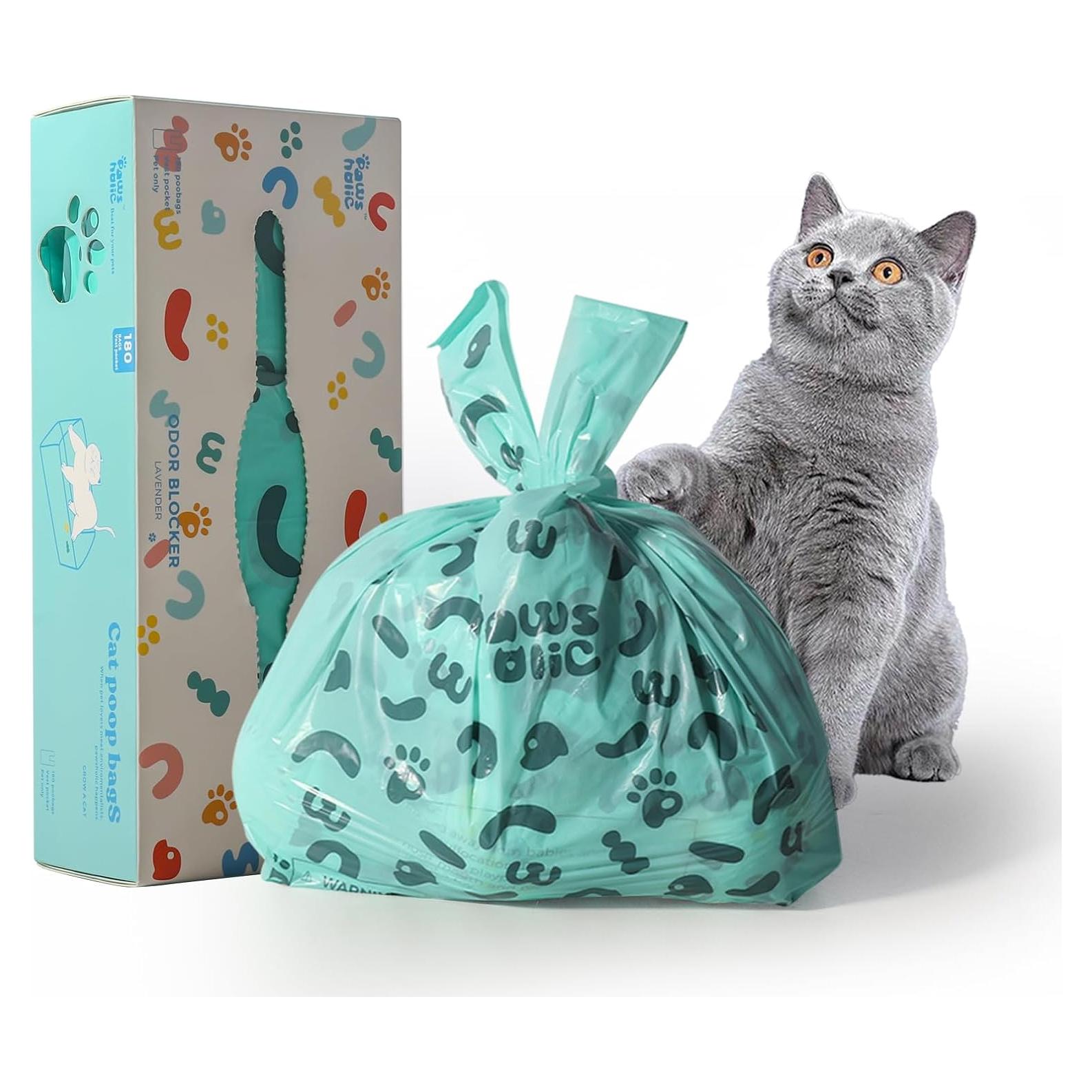 Bolsas de Desecho para Gatos y Perros PAWSHOLIC 180 Unidades