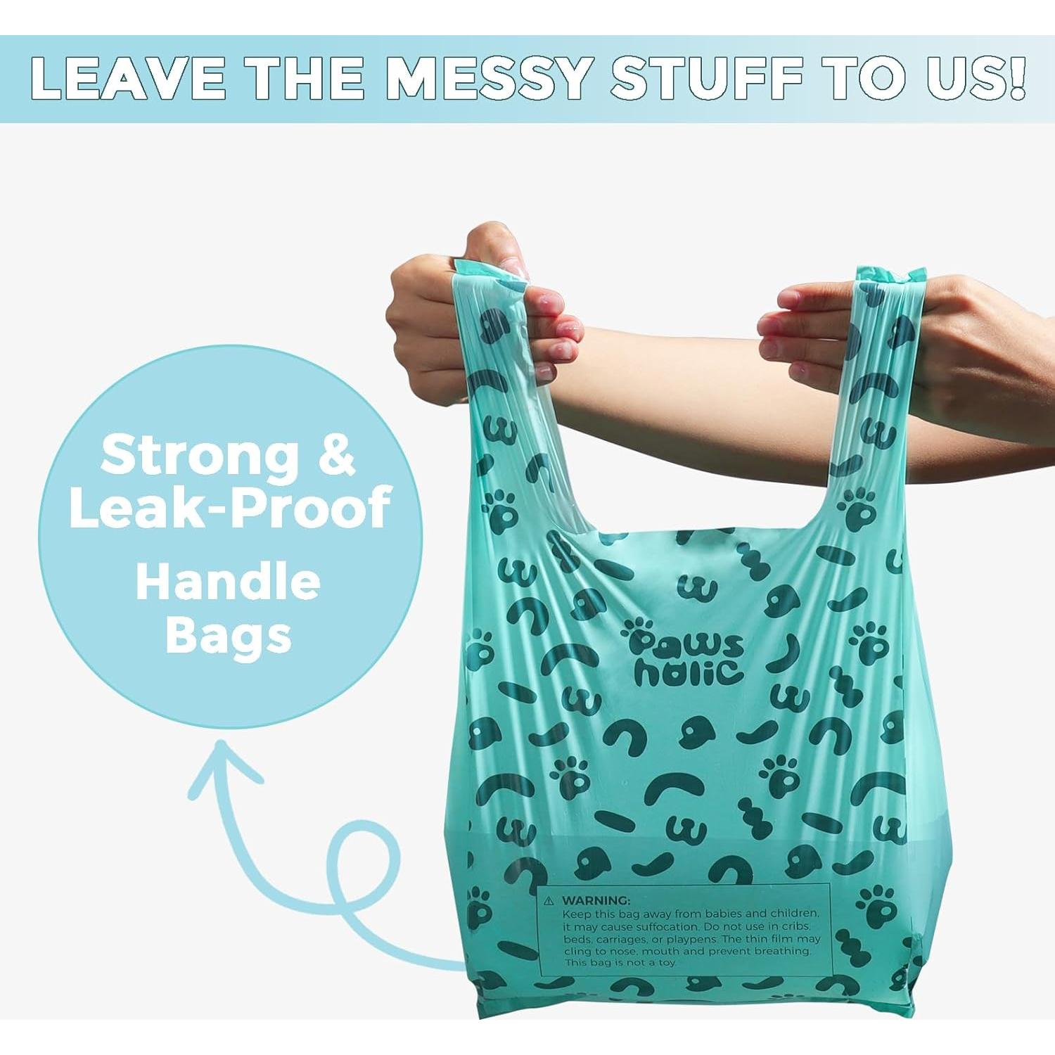 Bolsas de Desecho para Gatos y Perros PAWSHOLIC 180 Unidades