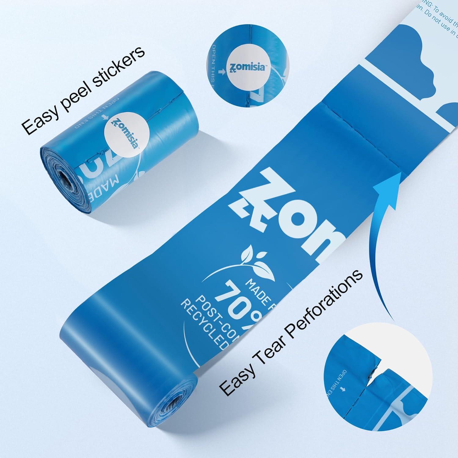 Bolsas de Excremento para Perro ZOMISIA 105 Contador Lavanda