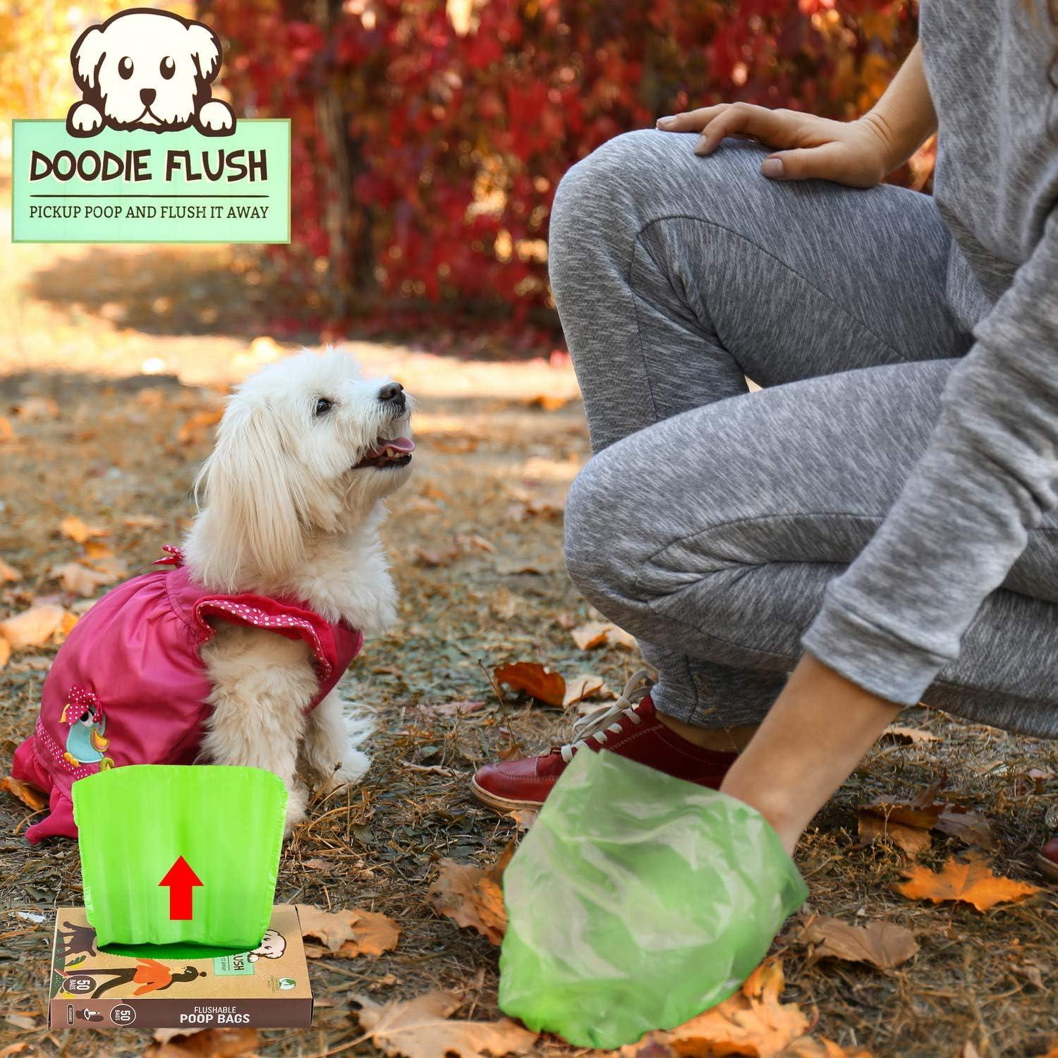 Bolsas para Excremento de Perro Doodie Flush - 50 Unidades