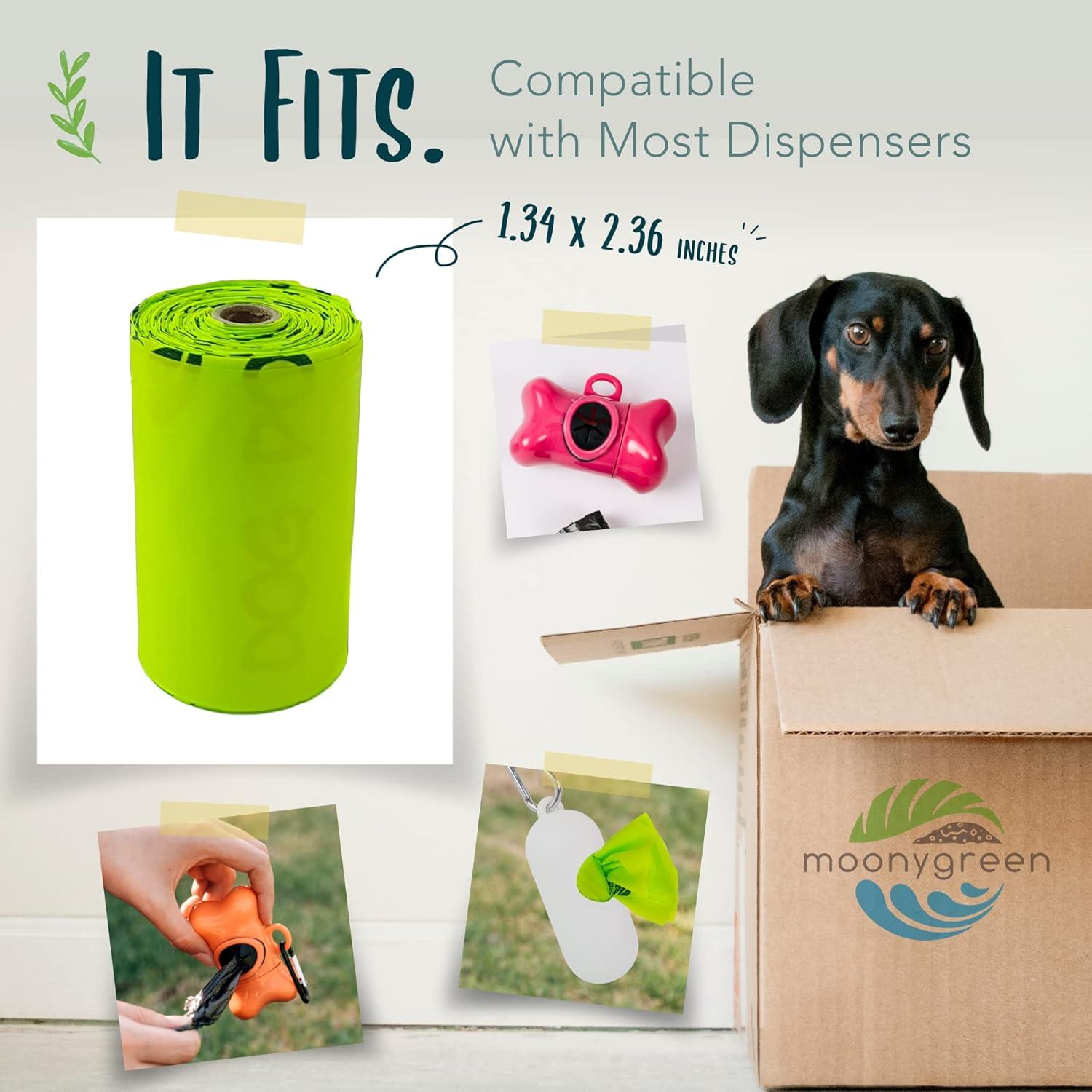 Bolsas de Excremento Compostables Moonygreen 240 Unidades
