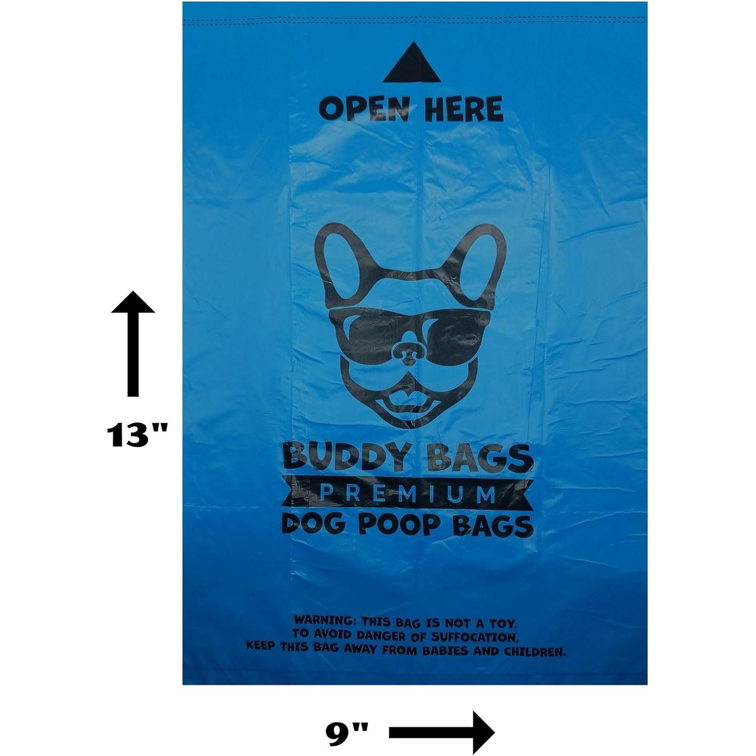 Bolsas de Poop Buddy Premium, Extra Gruesas, 270 Unidades