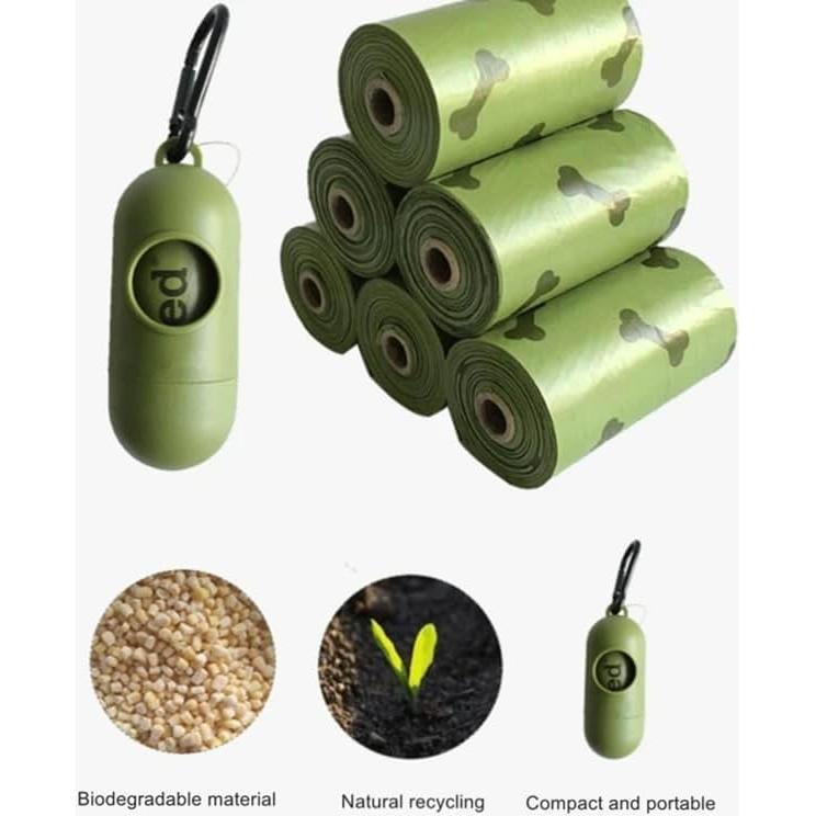 150 Bolsas de Excremento de Perro Genérico Biodegradables Aroma Lavanda