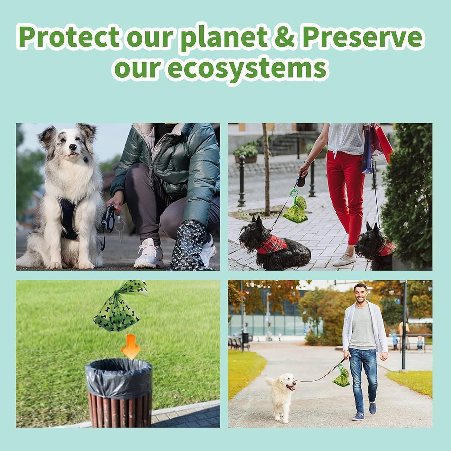 150 Bolsas de Excremento de Perro Genérico Biodegradables Aroma Lavanda