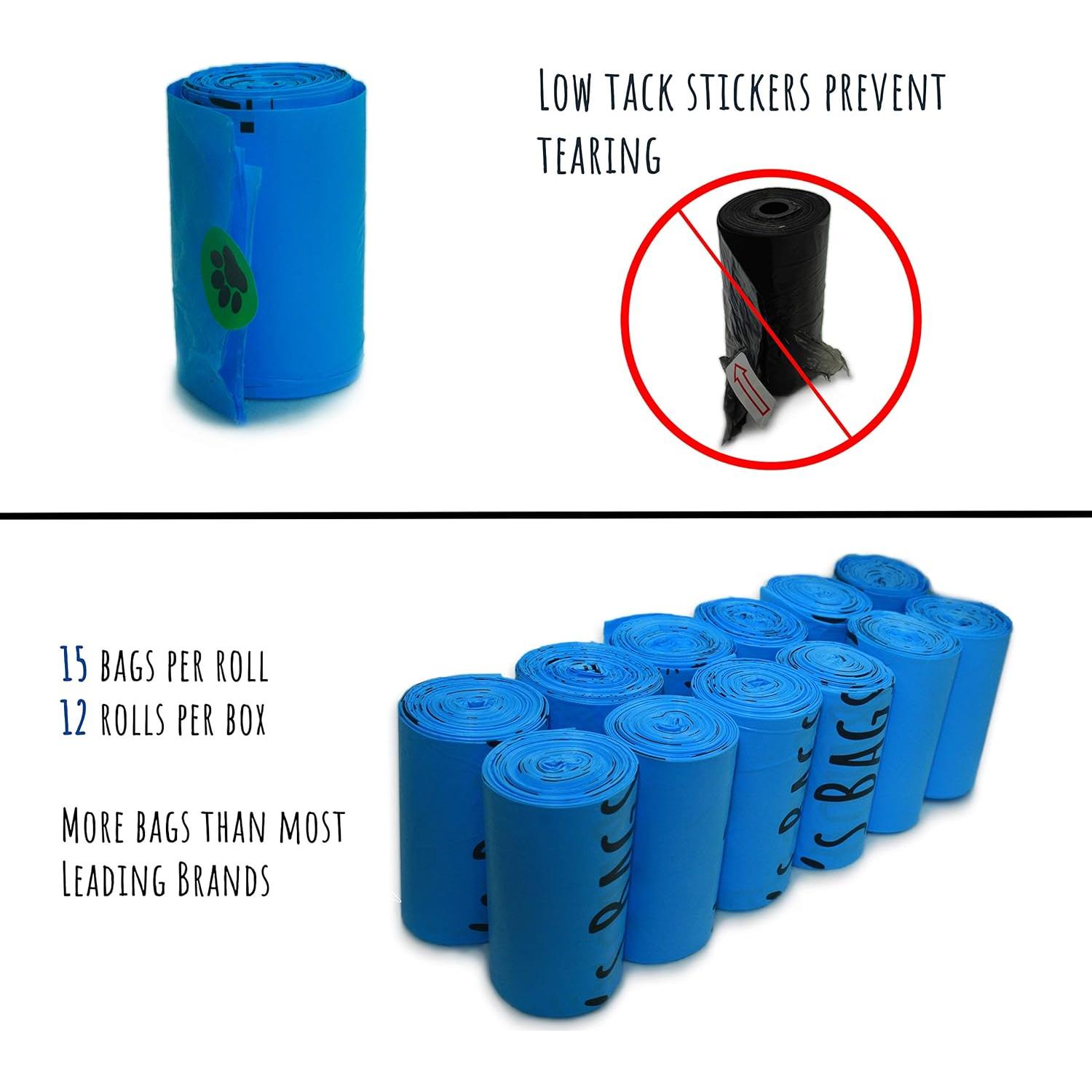 180 Bolsas Biodegradables Baboo para Excremento de Perros