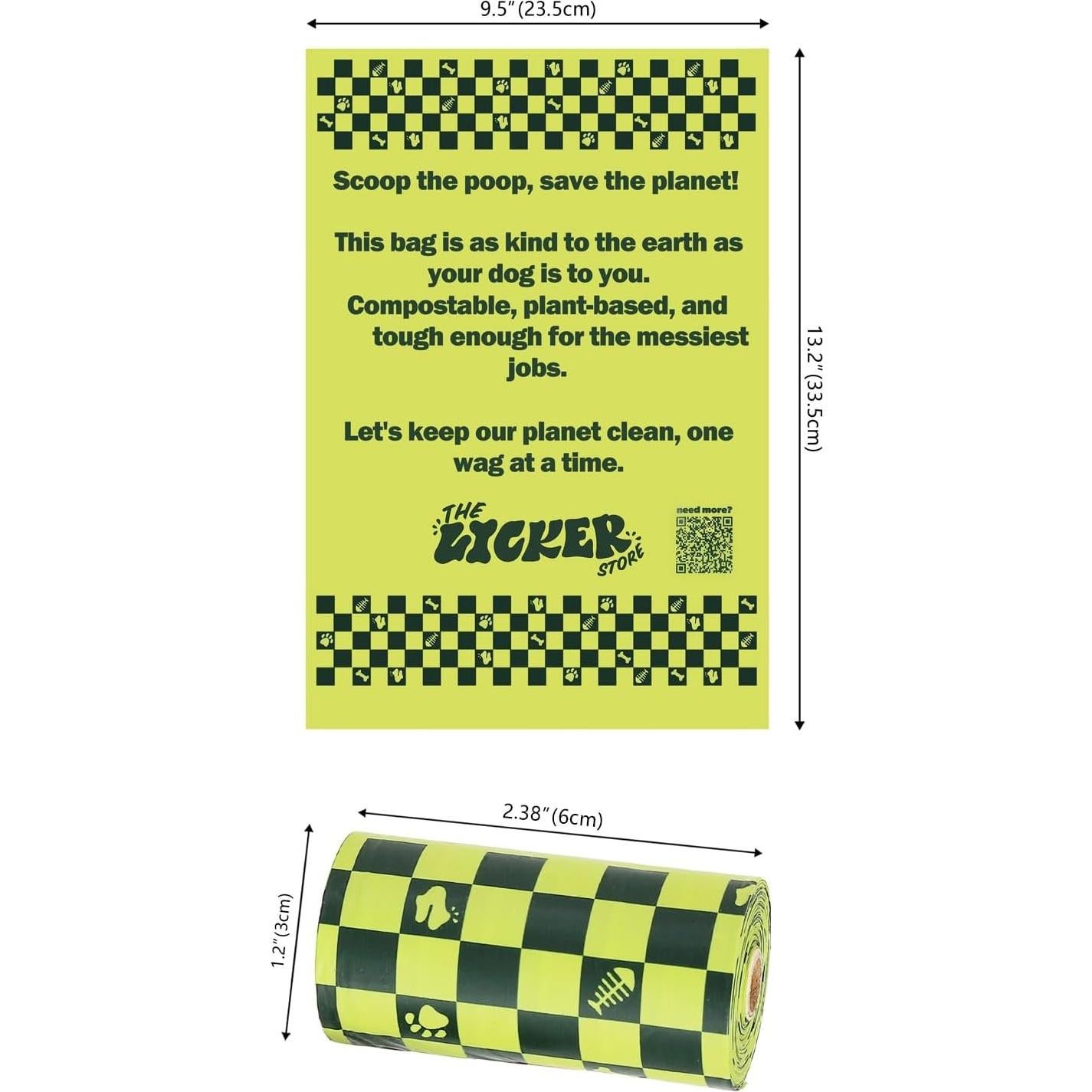 Bolsas de Desechos Biodegradables The Licker Store 120 Unidades