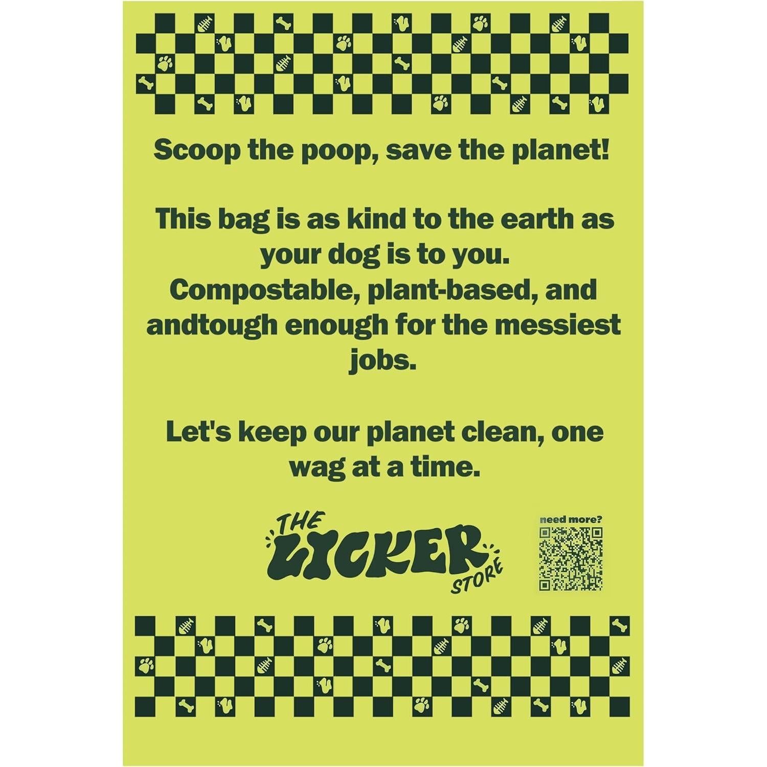 Bolsas de Desechos Biodegradables The Licker Store 120 Unidades