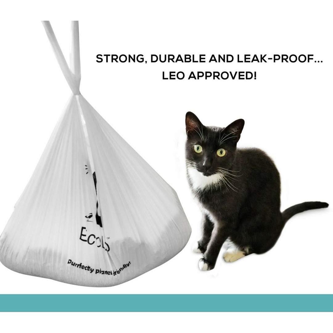 Bolsas Compostables para Desechos de Gato EcoLeo - Extra Grande 26.7x47 cm
