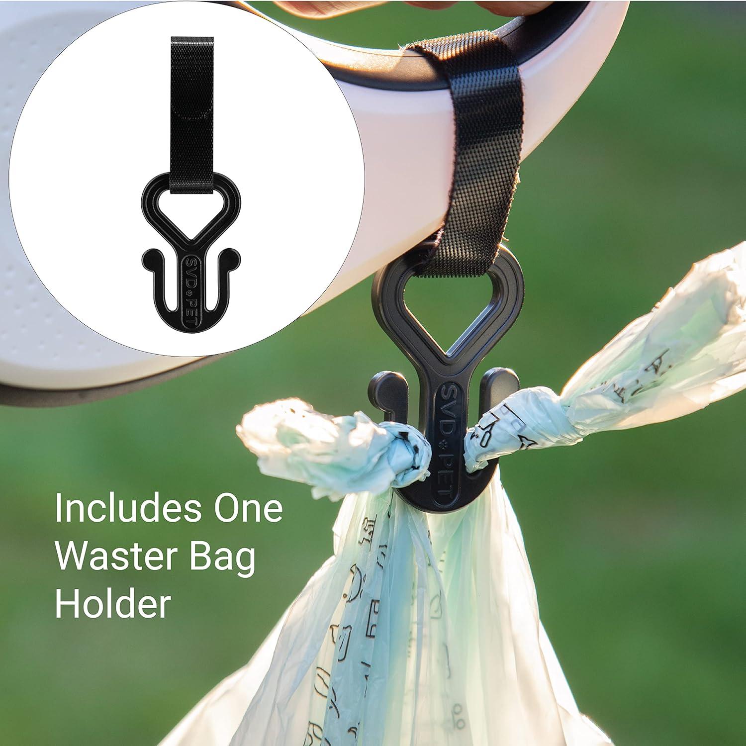 SVD.PET Dog Poop Bags, 120 Unscented Doggie Poo Bags, with Waste Bag Holder, Extra Thick With 100% Leak-Proof Guarantee (8 Rolls, 120 count)